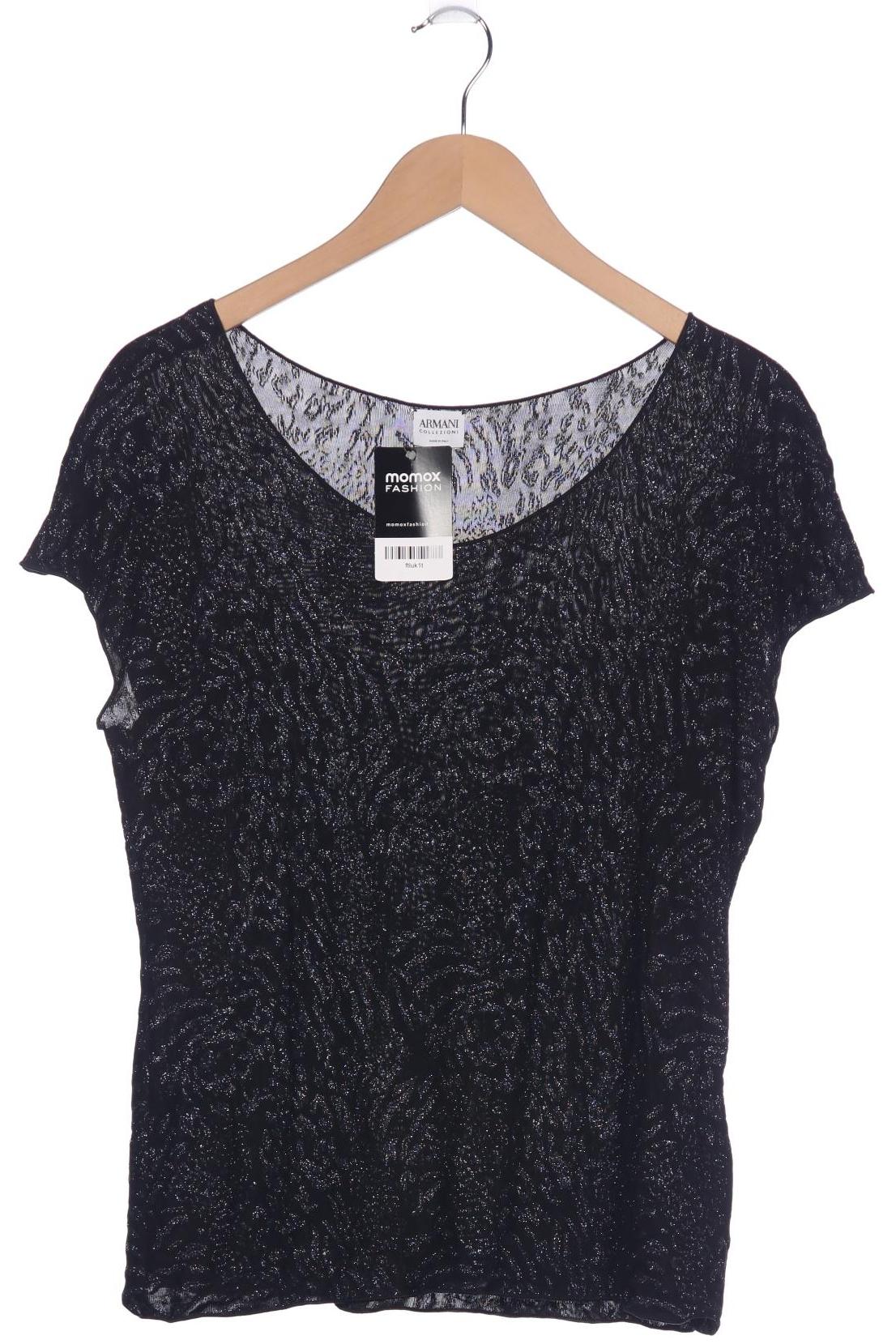 

Armani Collezioni Damen Bluse, marineblau, Gr. 48