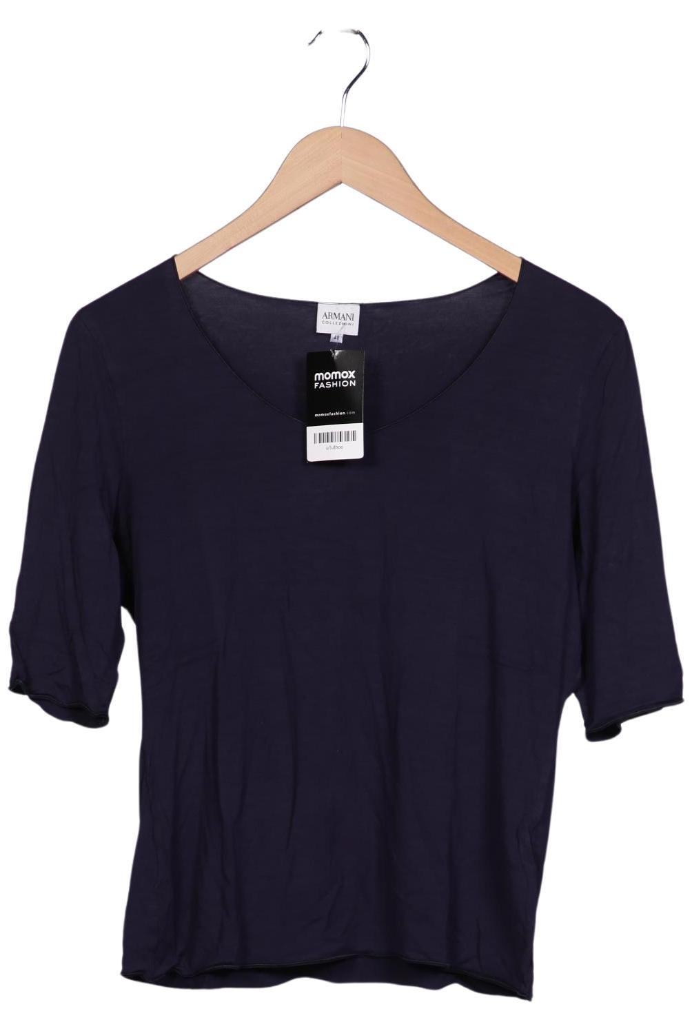 

Armani Collezioni Damen Langarmshirt, marineblau, Gr. 48