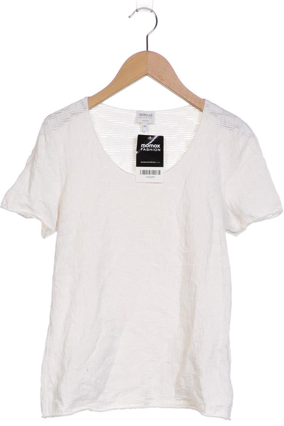

Armani Collezioni Damen T-Shirt, weiß, Gr. 44