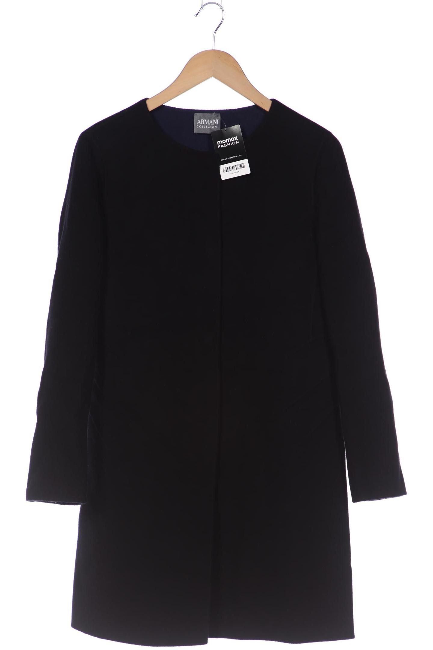 

Armani Collezioni Damen Mantel, schwarz, Gr. 44