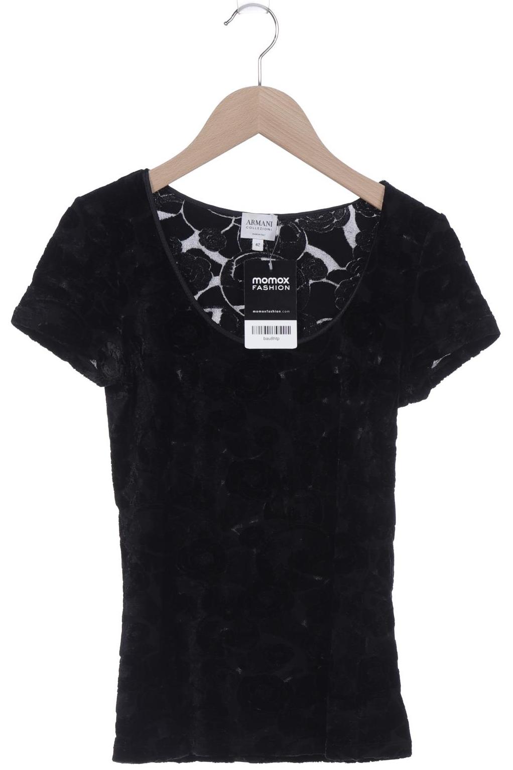 

Armani Collezioni Damen T-Shirt, schwarz, Gr. 42