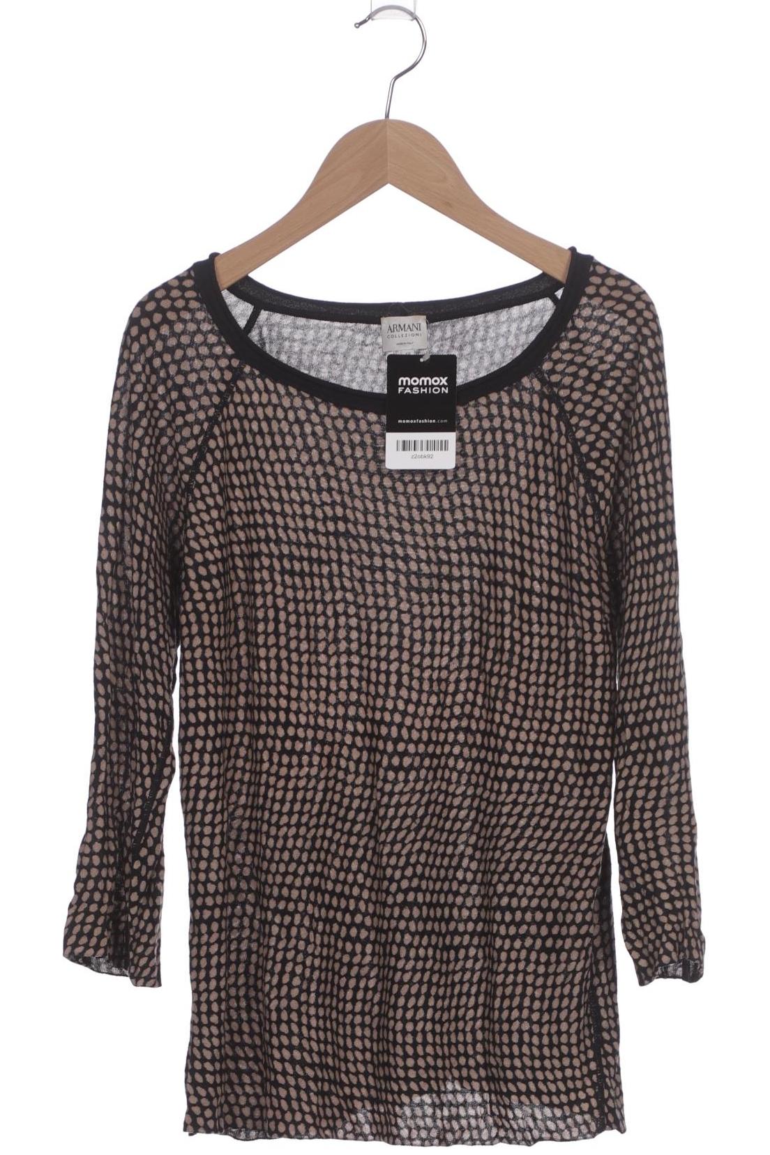 

Armani Collezioni Damen Langarmshirt, schwarz, Gr. 48