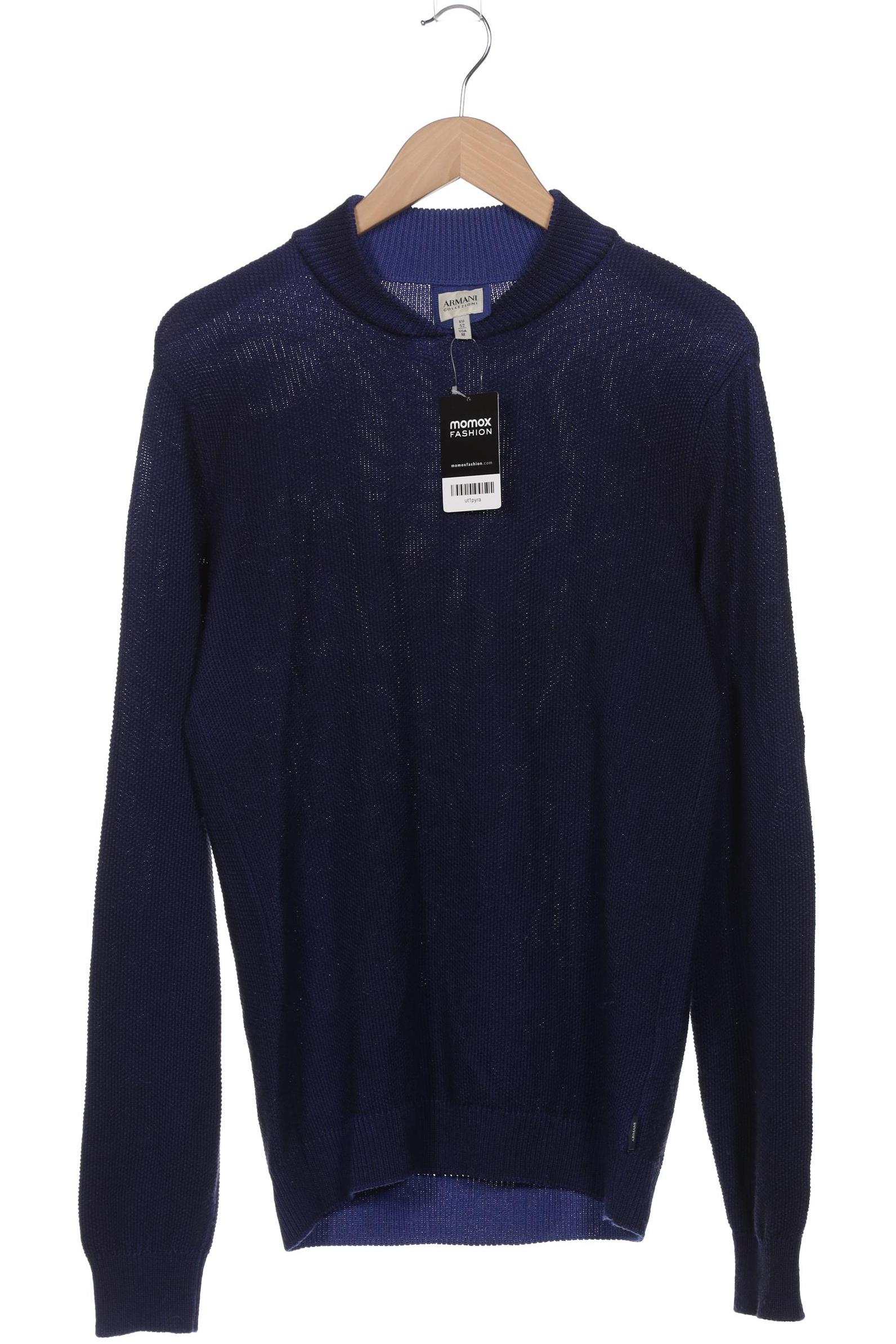 

Armani Collezioni Herren Pullover, marineblau, Gr. 50