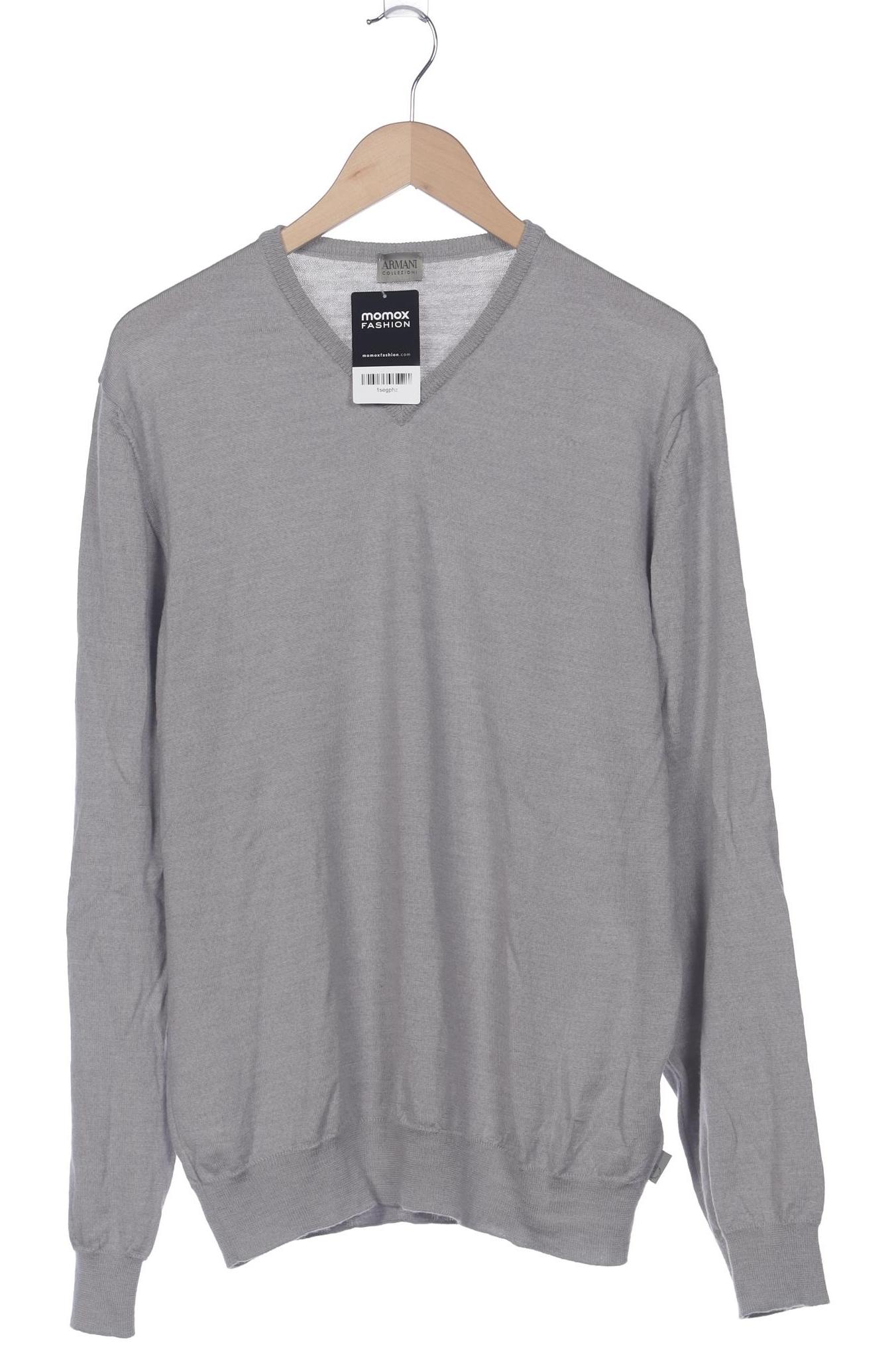 

Armani Collezioni Herren Pullover, grau, Gr. 60