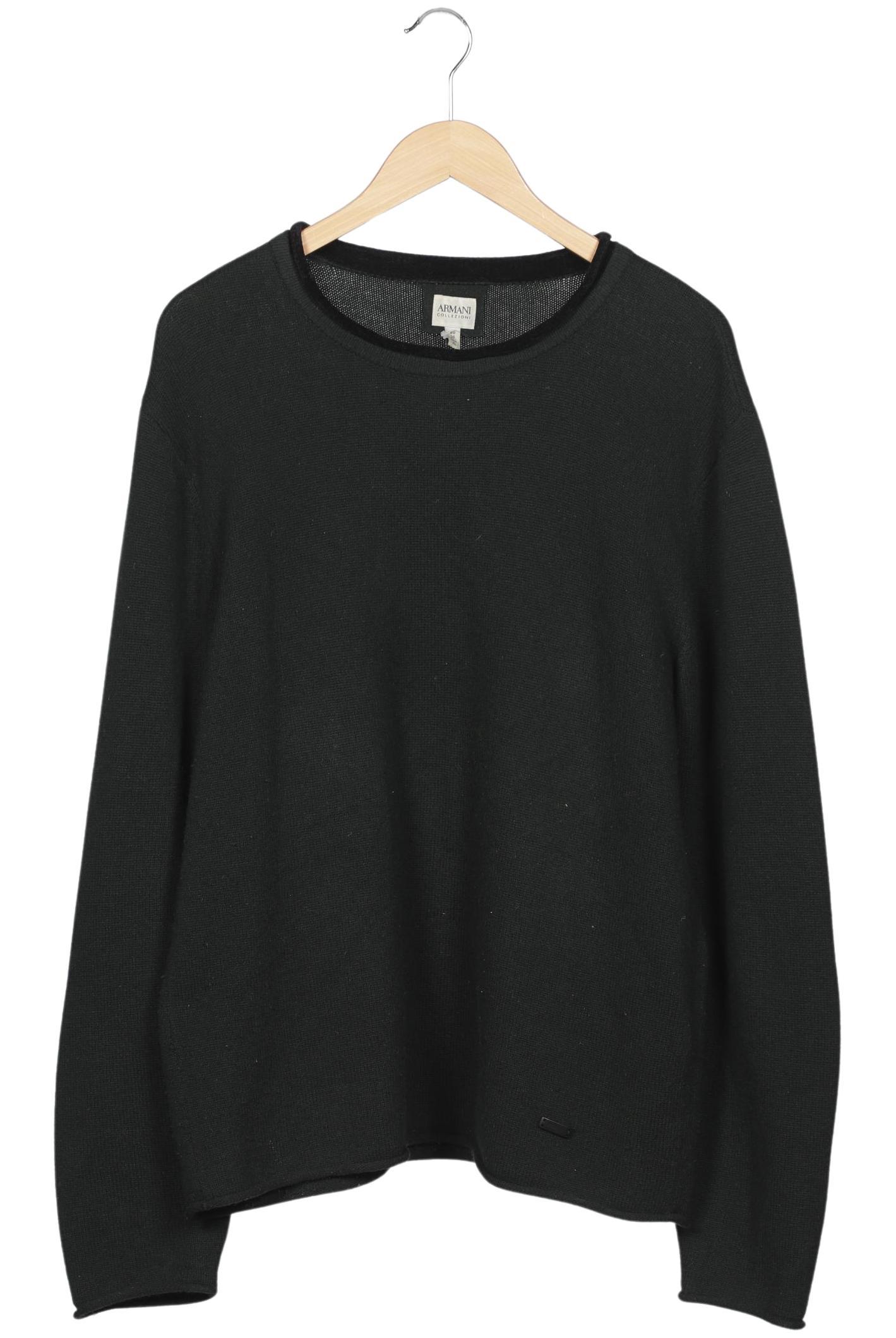 

Armani Collezioni Herren Pullover, schwarz, Gr. 56