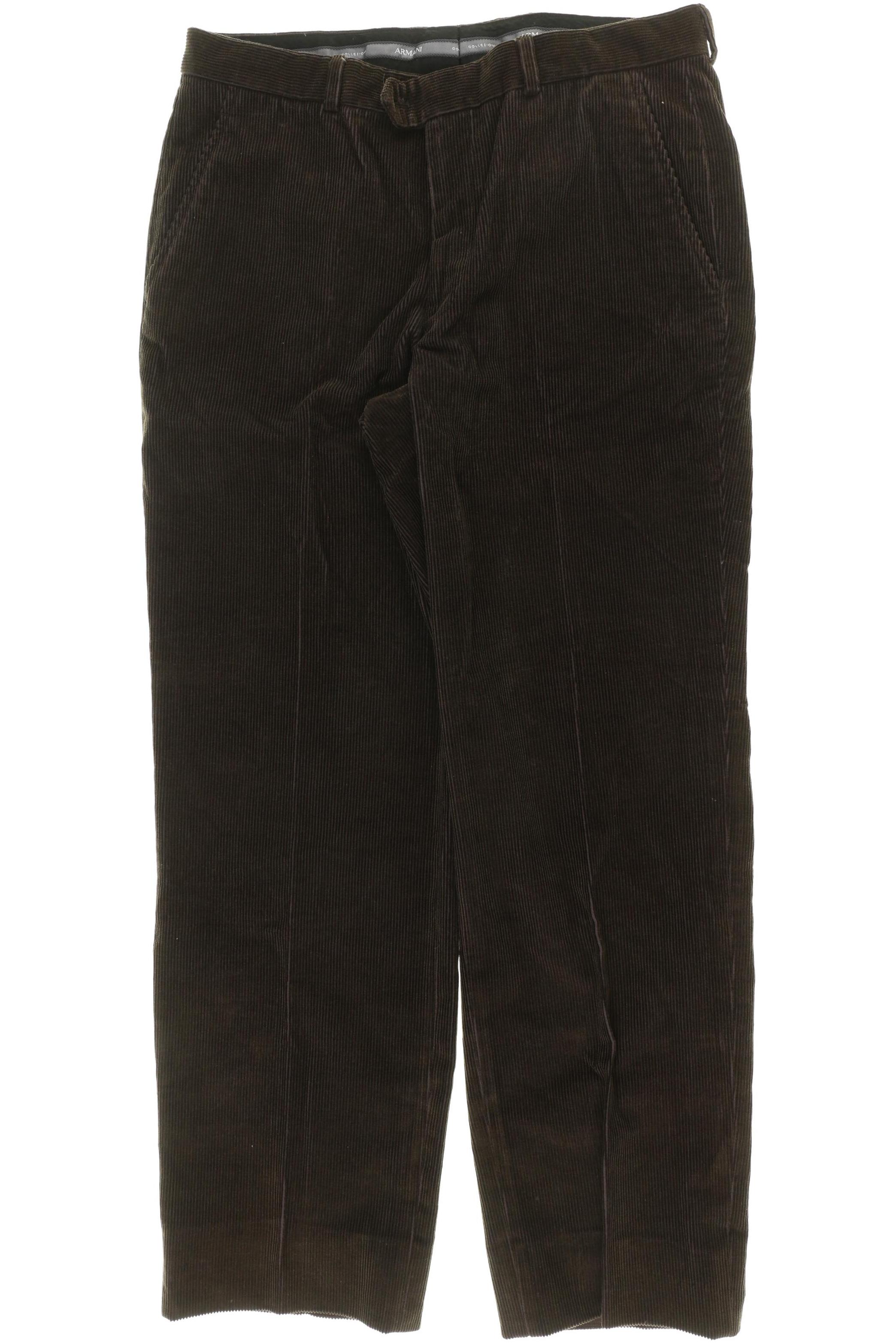 

Armani Collezioni Herren Stoffhose, braun, Gr. 0