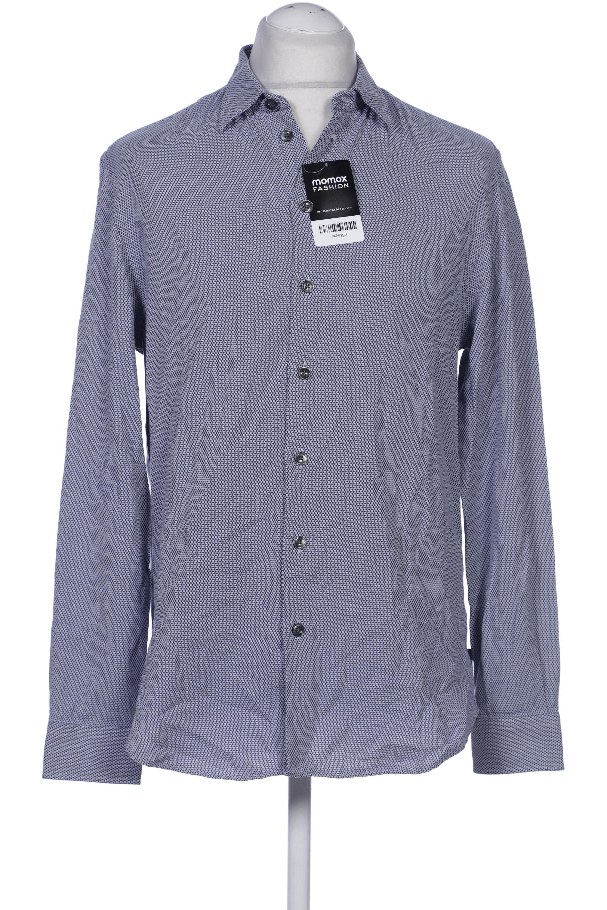 

Armani Collezioni Herren Hemd, marineblau, Gr. 52