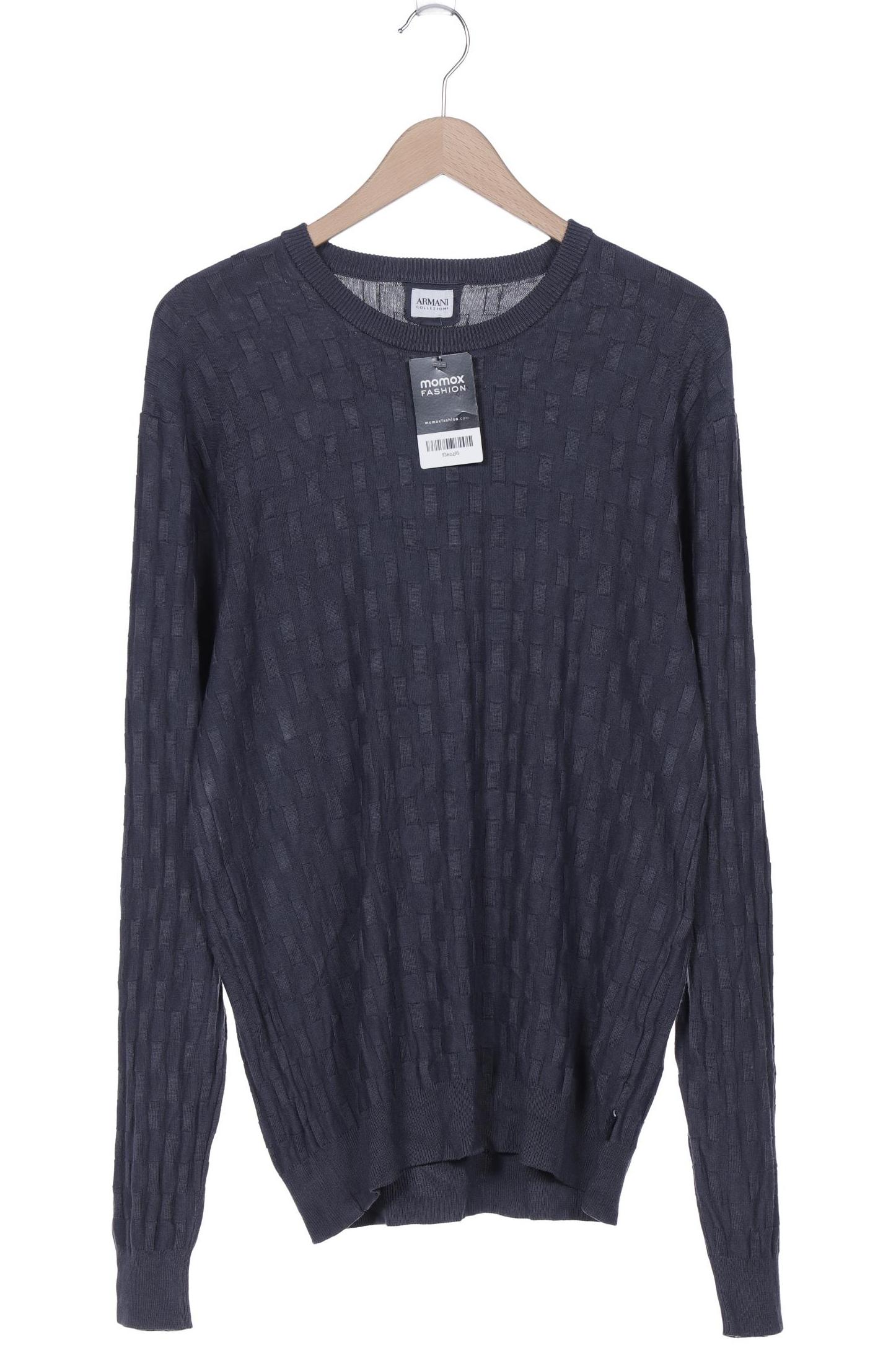 

Armani Collezioni Herren Pullover, blau, Gr. 56