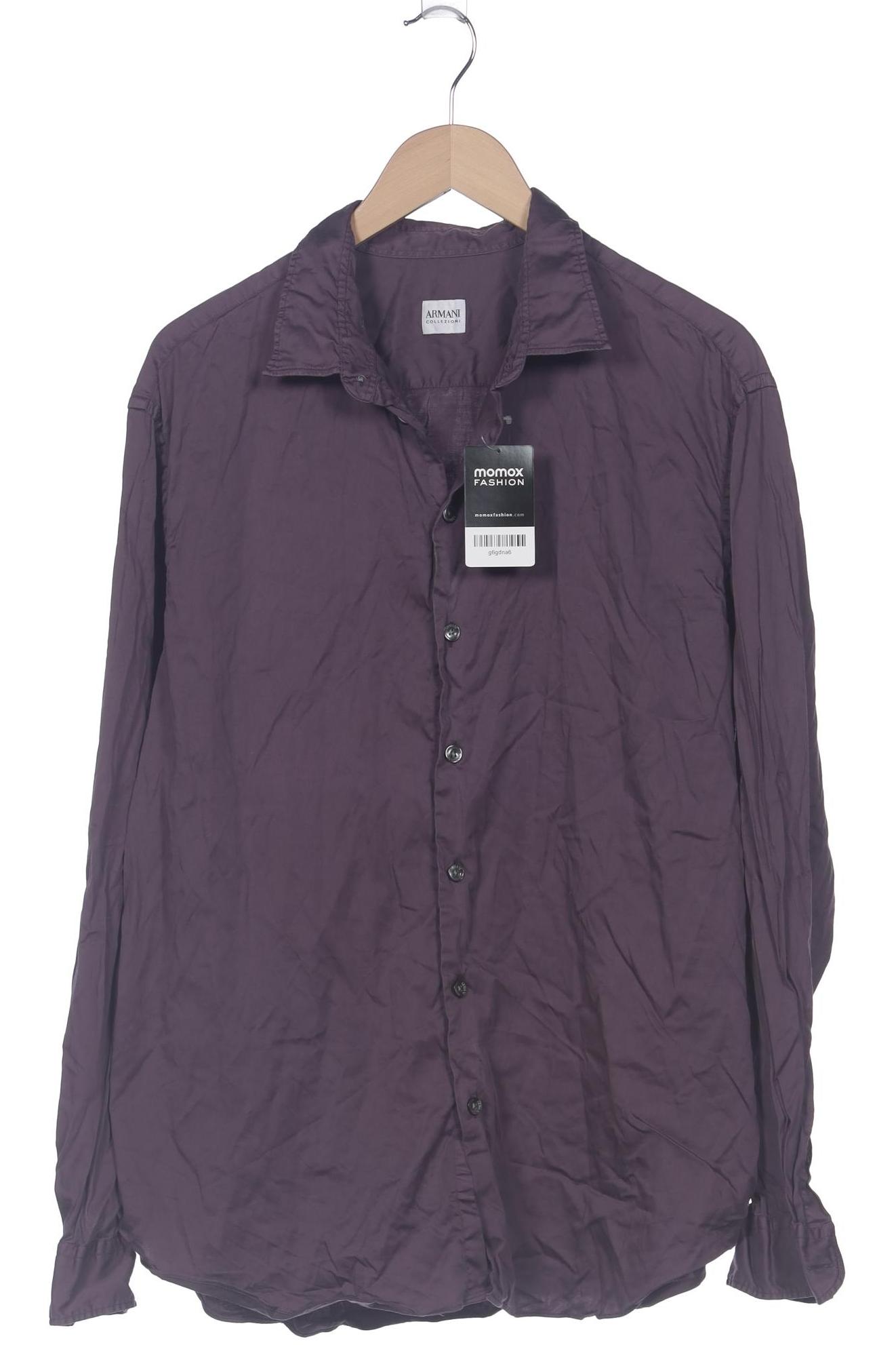 

Armani Collezioni Herren Hemd, flieder, Gr. 56