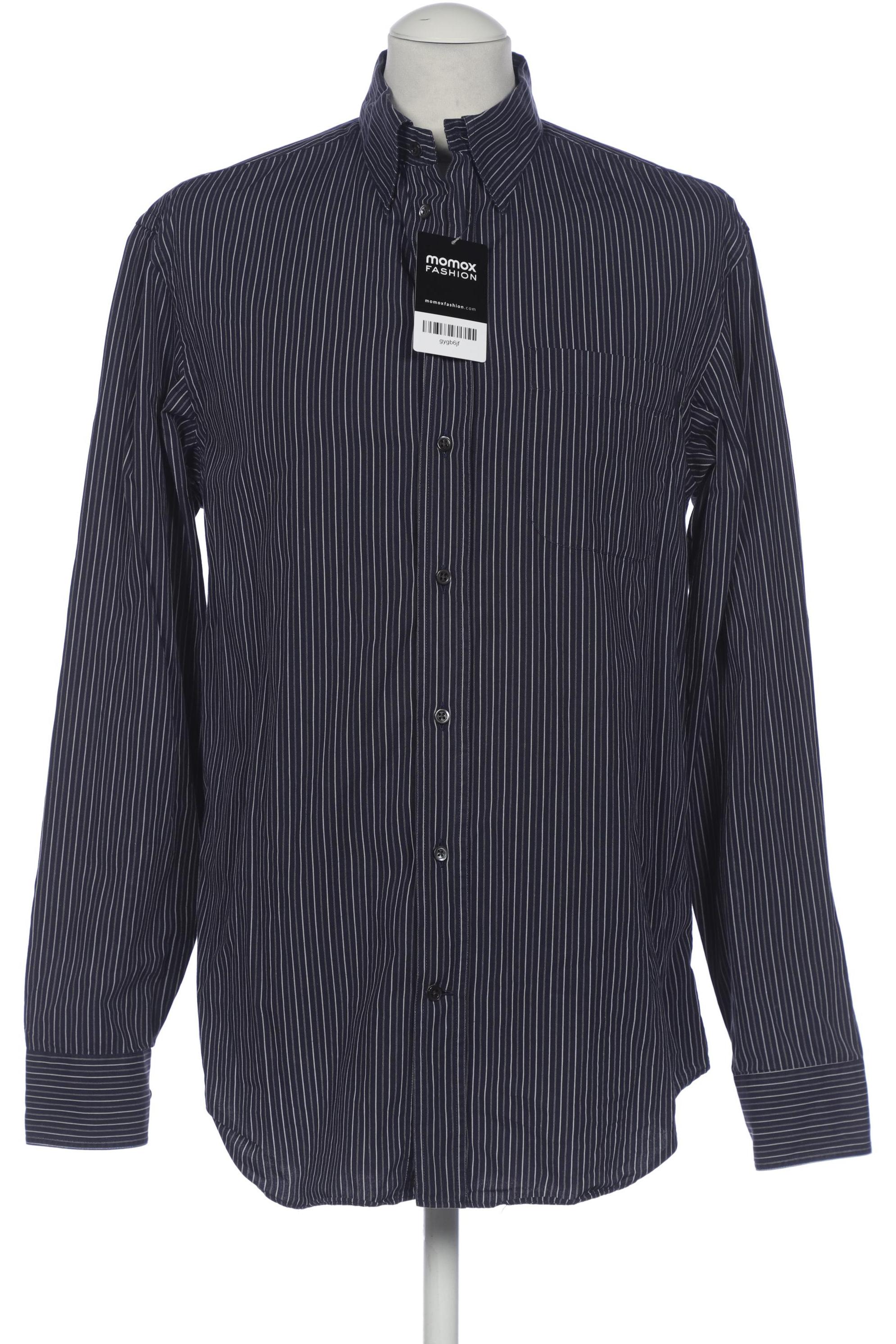 

Armani Collezioni Herren Hemd, marineblau, Gr. 50