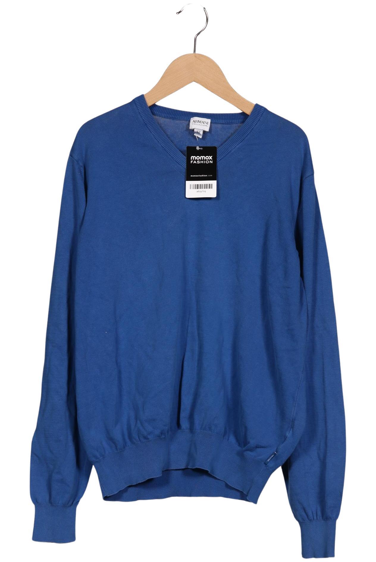 

Armani Collezioni Herren Pullover, blau, Gr. 50