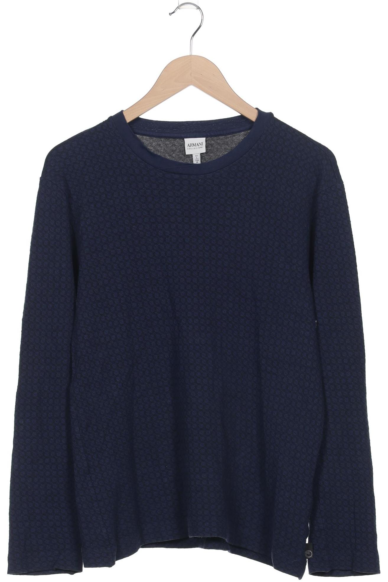 

Armani Collezioni Herren Pullover, marineblau, Gr. 52