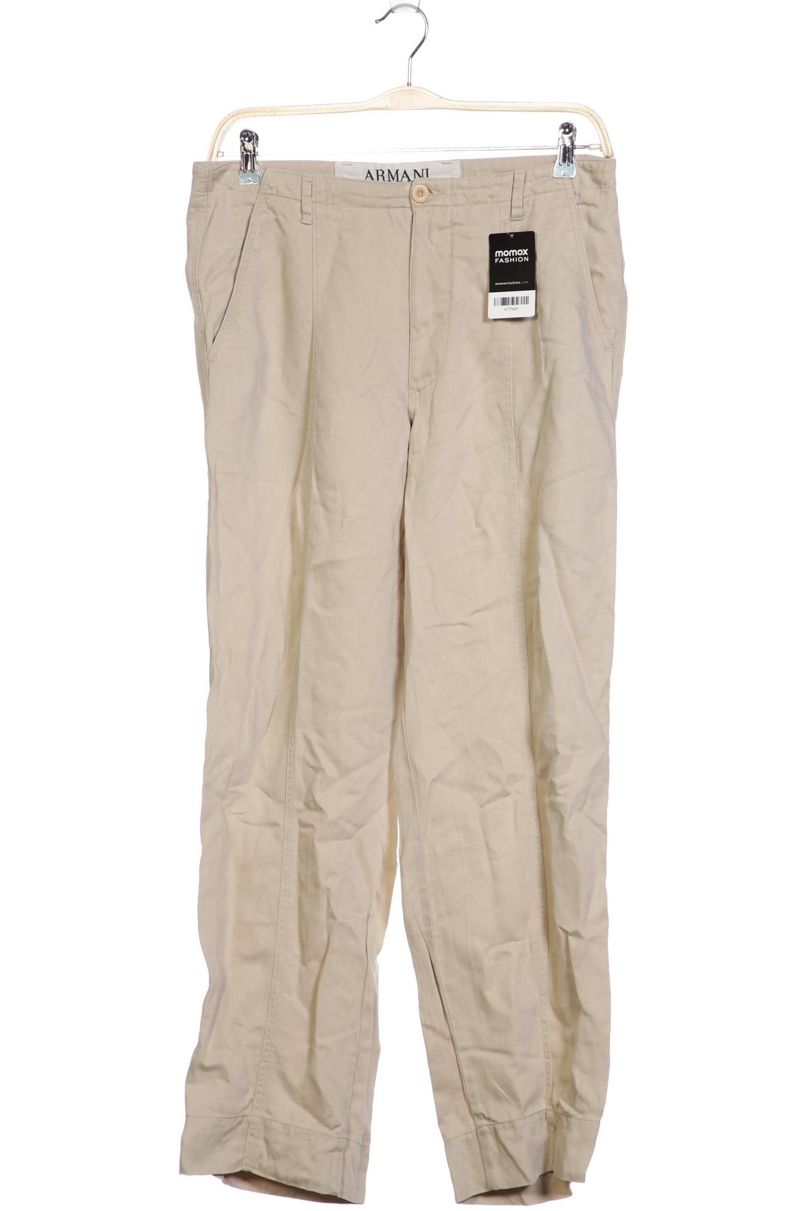 

Armani Collezioni Herren Stoffhose, cremeweiß, Gr. 33