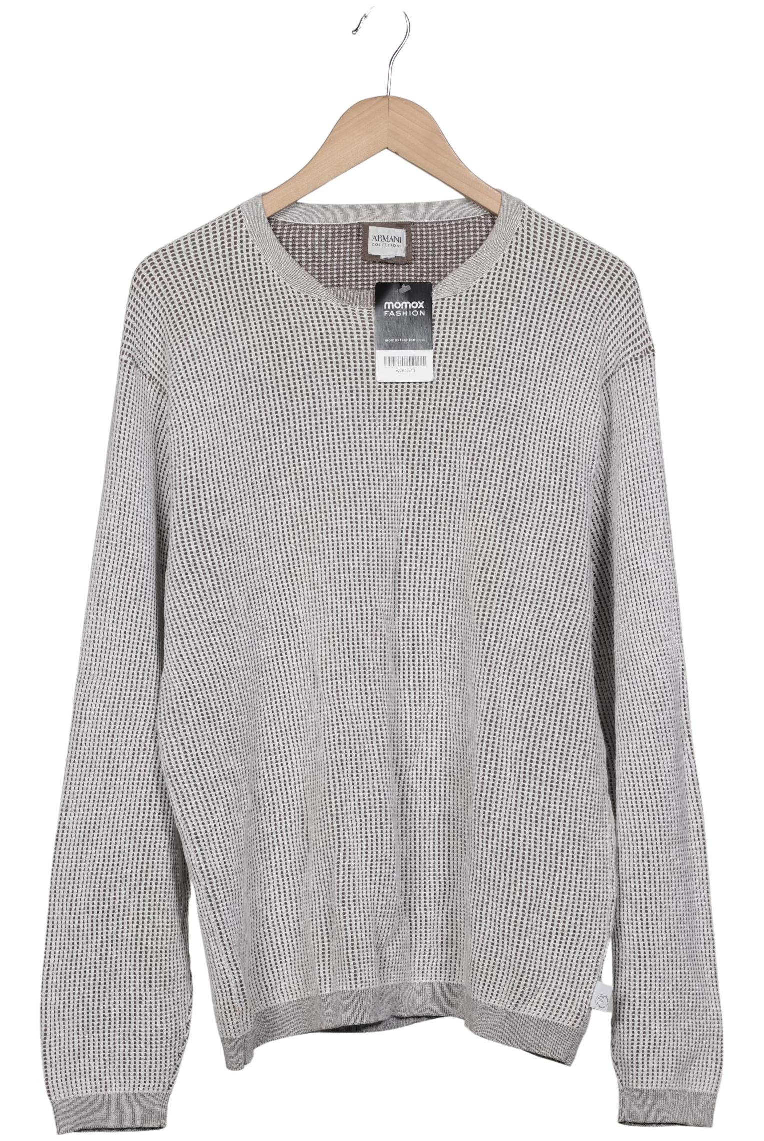 

Armani Collezioni Herren Pullover, grau, Gr. 56