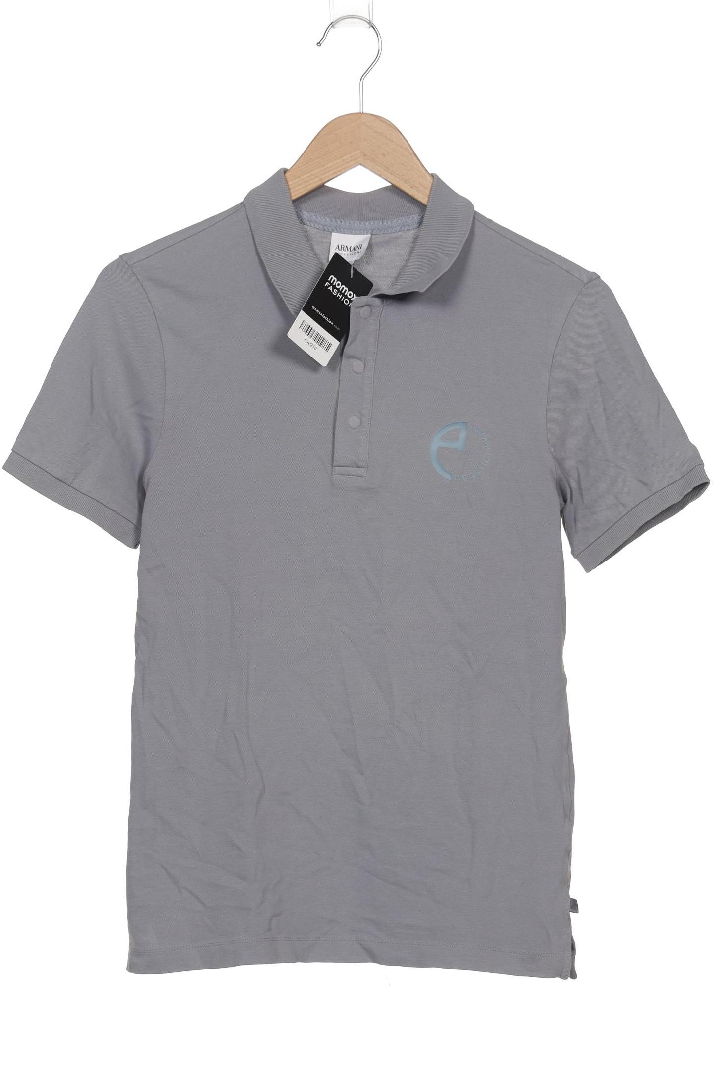 

Armani Collezioni Herren Poloshirt, grau, Gr. 46