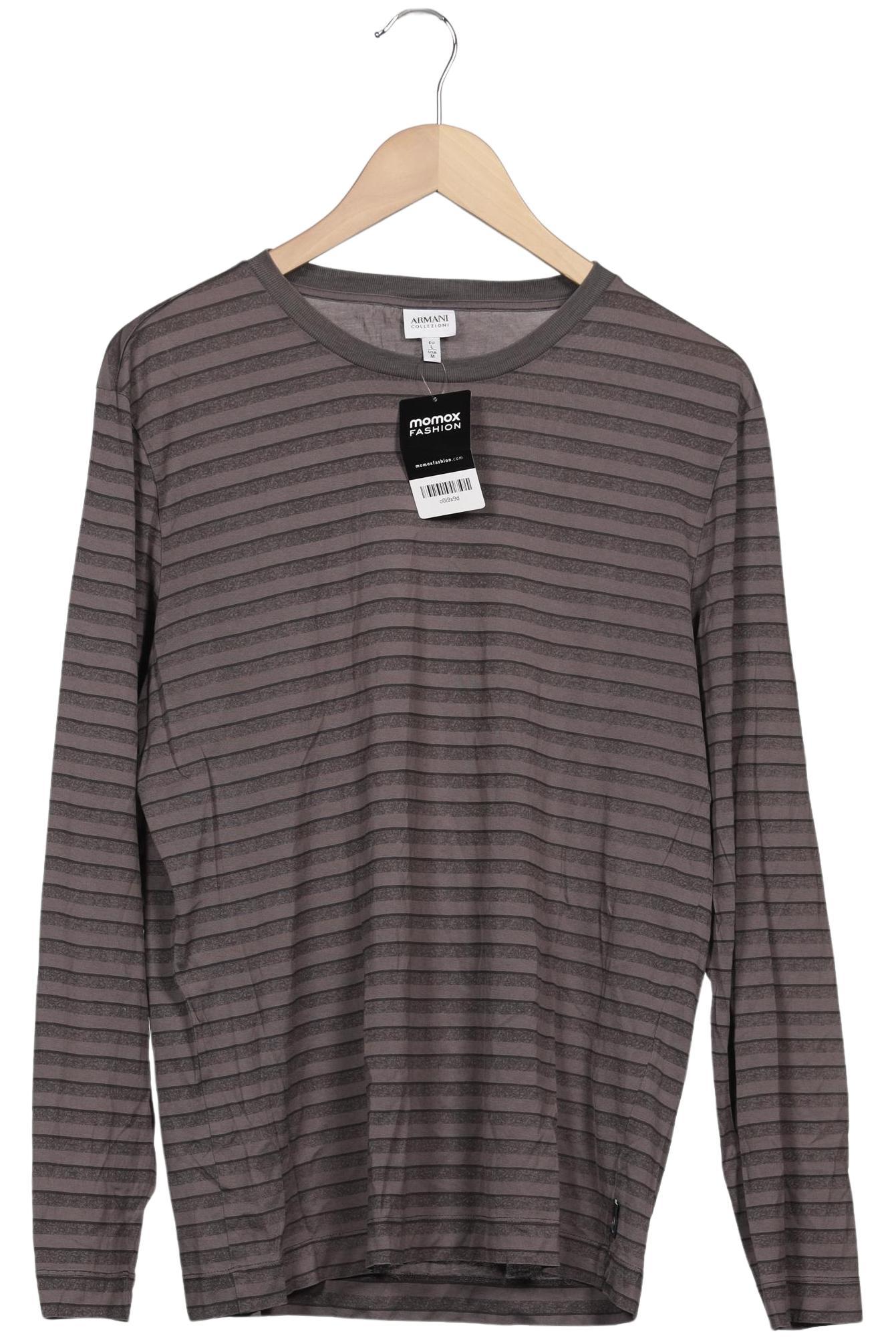 

Armani Collezioni Herren Langarmshirt, braun, Gr. 52