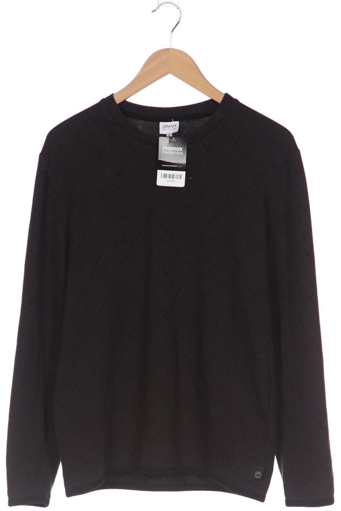 

Armani Collezioni Herren Sweatshirt, schwarz