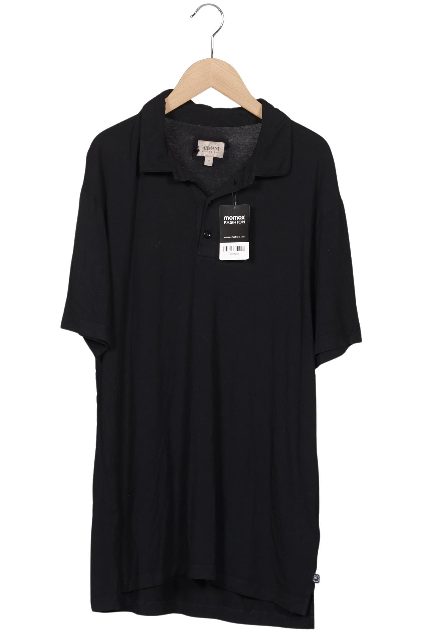 

Armani Collezioni Herren Poloshirt, schwarz, Gr. 58