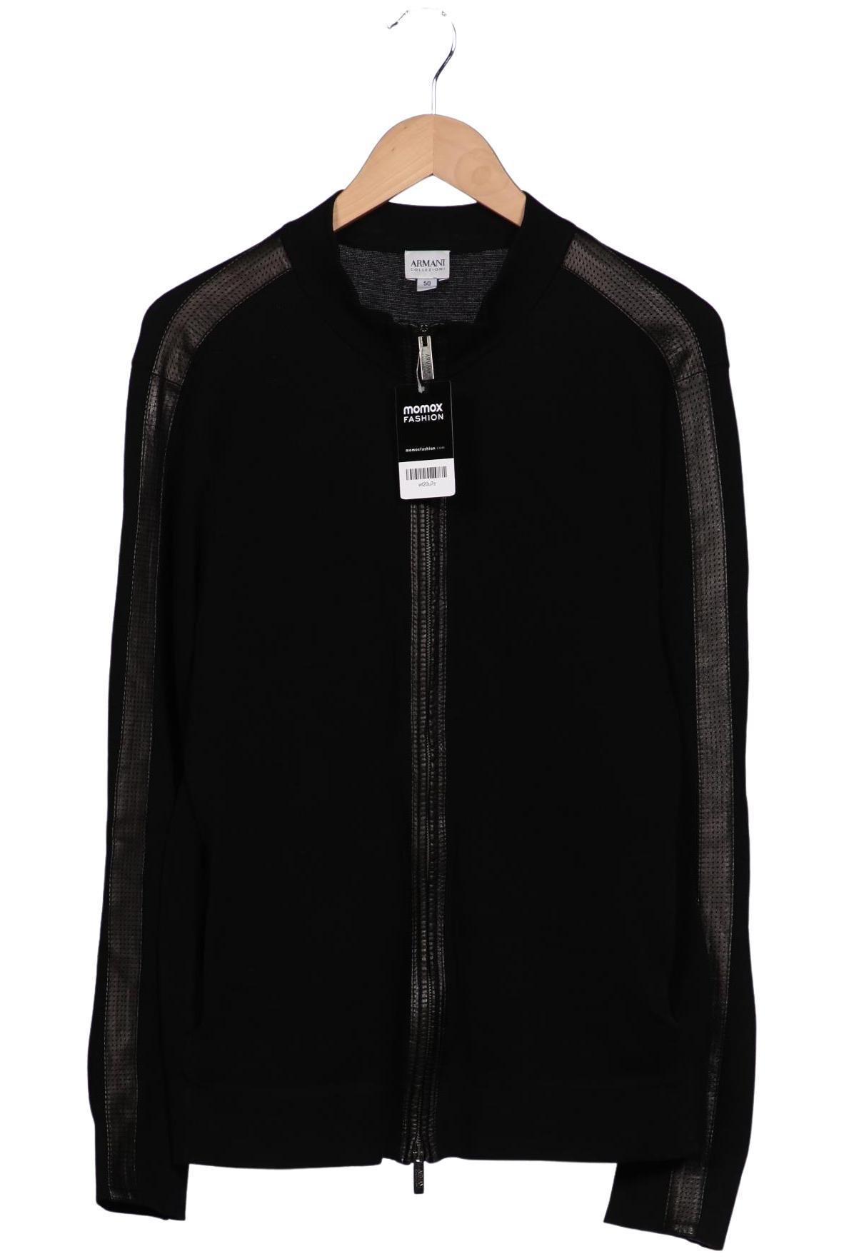 

Armani Collezioni Herren Strickjacke, schwarz, Gr. 48