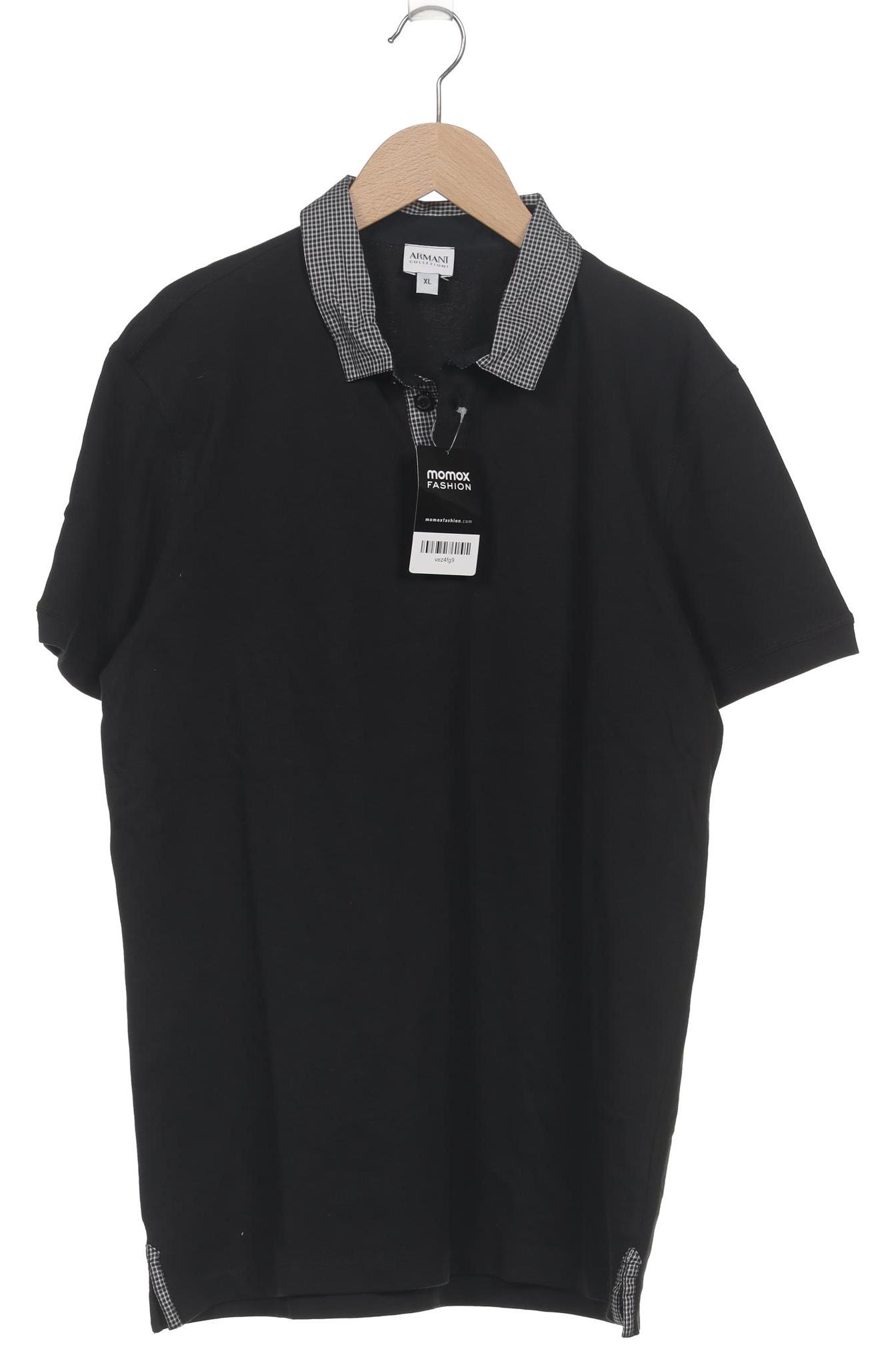 

Armani Collezioni Herren Poloshirt, schwarz, Gr. 54