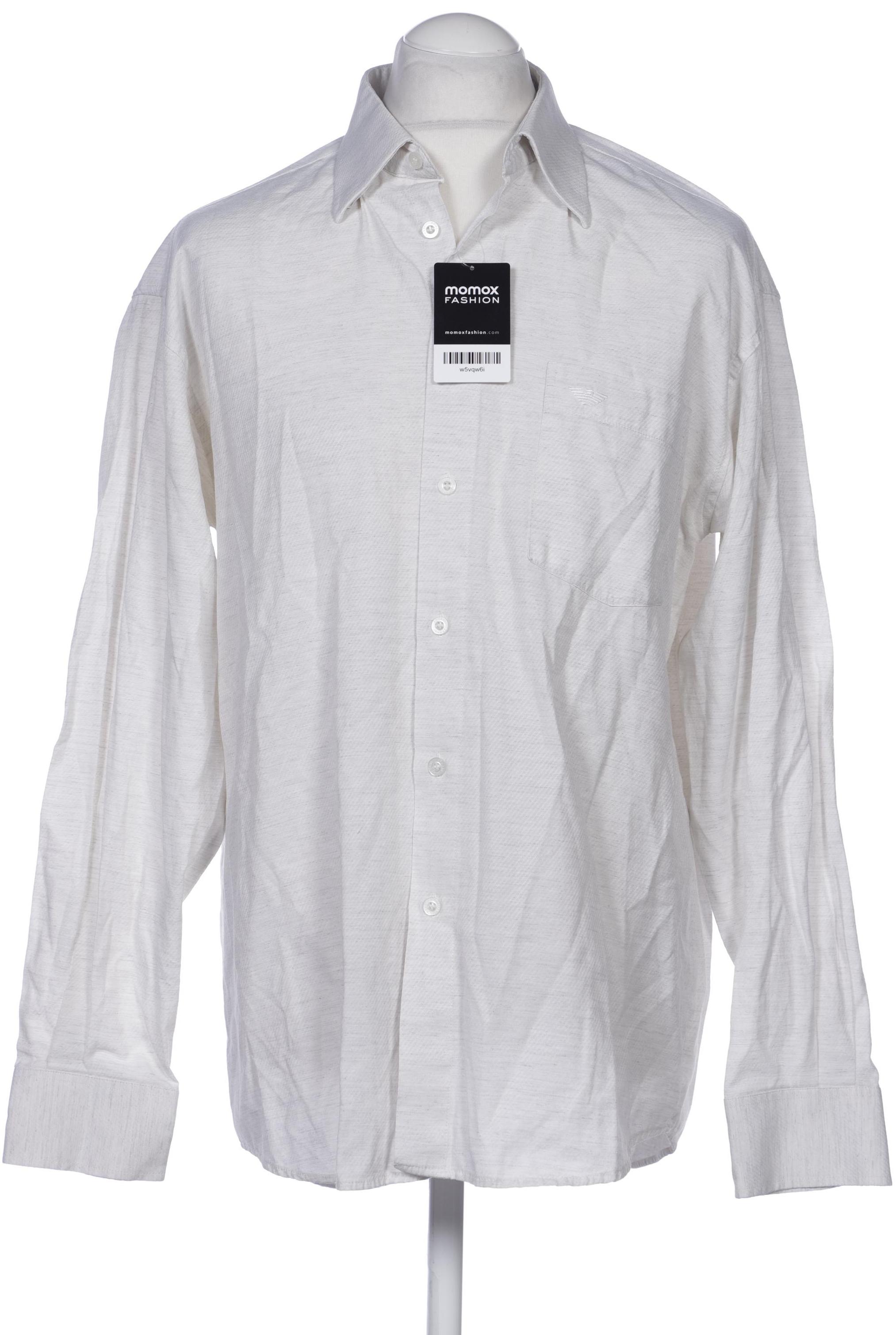 

Armani Collezioni Herren Hemd, cremeweiß, Gr. 54