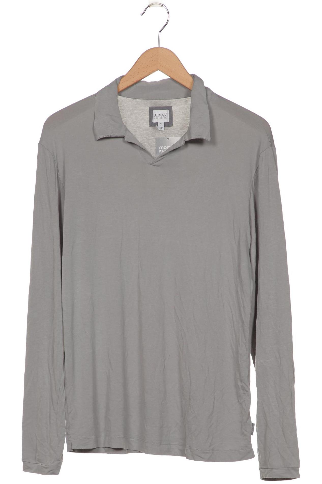 

Armani Collezioni Herren Poloshirt, grau, Gr. 52