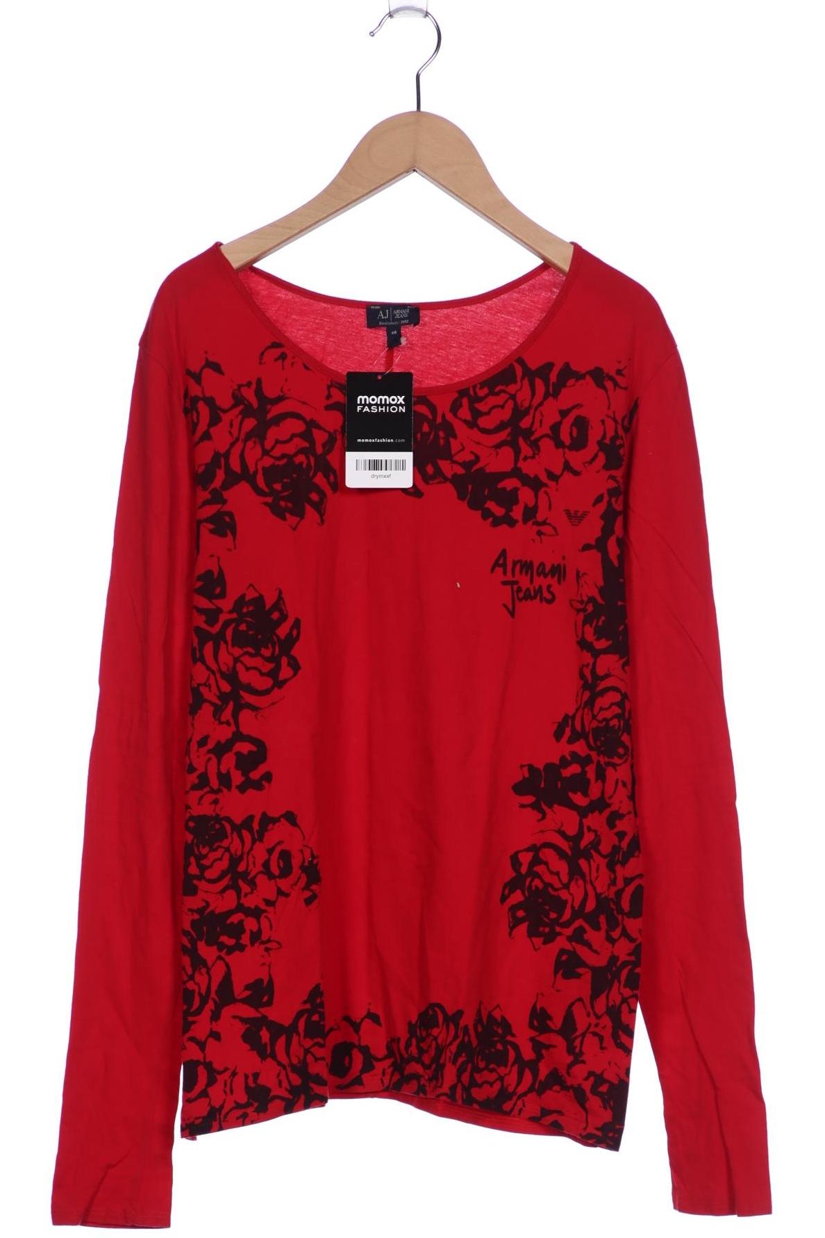 

Armani Jeans Damen Langarmshirt, rot, Gr. 48