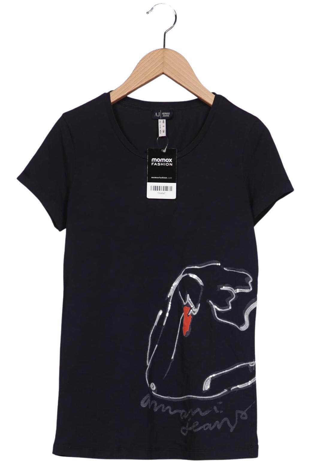 

Armani Jeans Damen T-Shirt, marineblau, Gr. 40