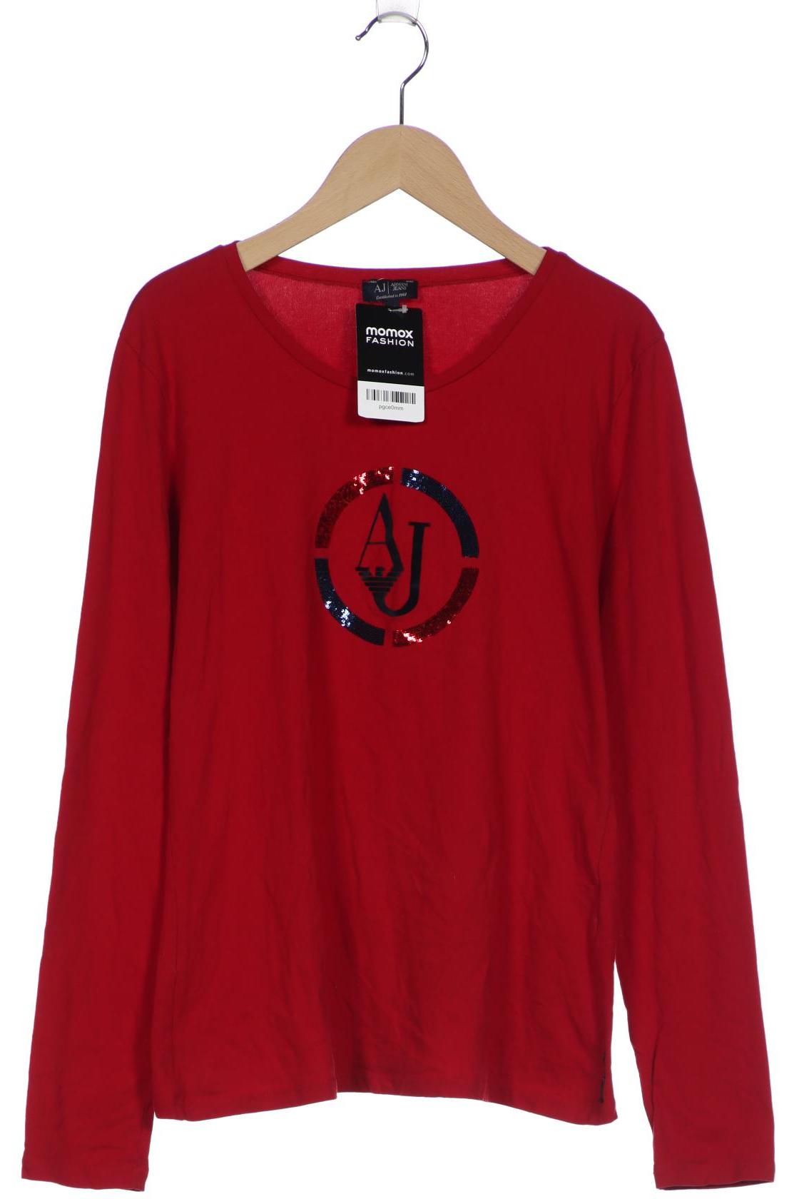 

Armani Jeans Damen Langarmshirt, rot, Gr. 38