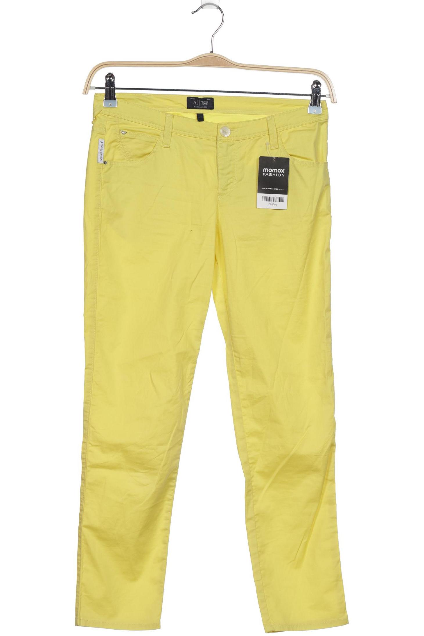 

Armani Jeans Damen Stoffhose, gelb