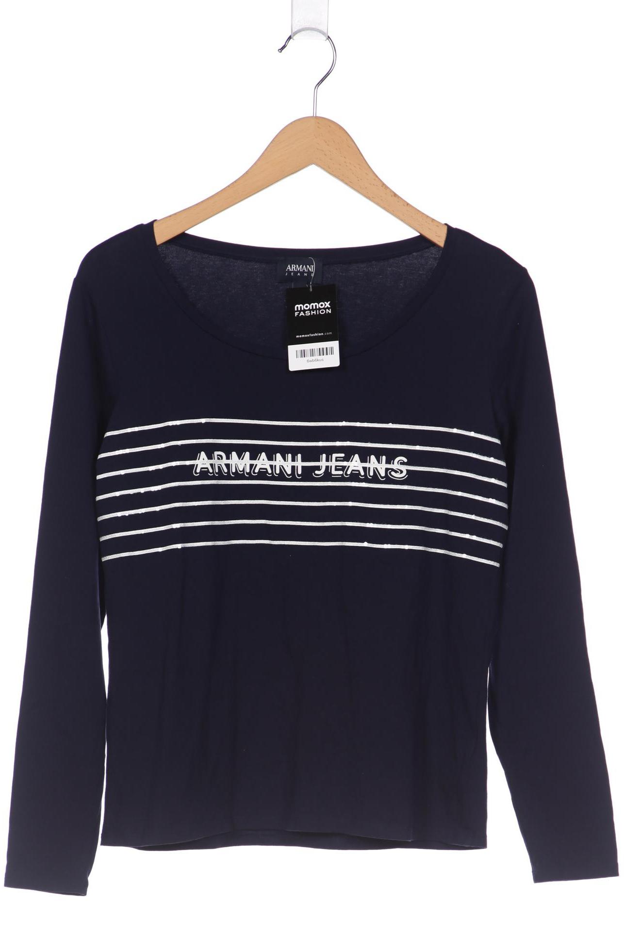 

Armani Jeans Damen Langarmshirt, marineblau
