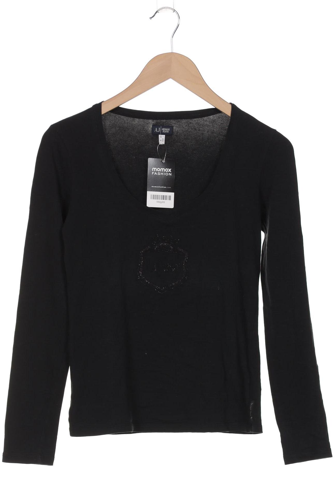 

Armani Jeans Damen Langarmshirt, schwarz, Gr. 38