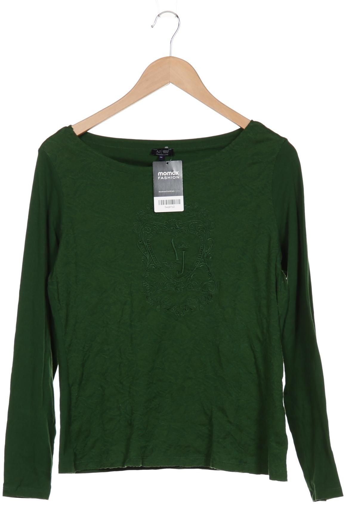 

Armani Jeans Damen Langarmshirt, grün, Gr. 48