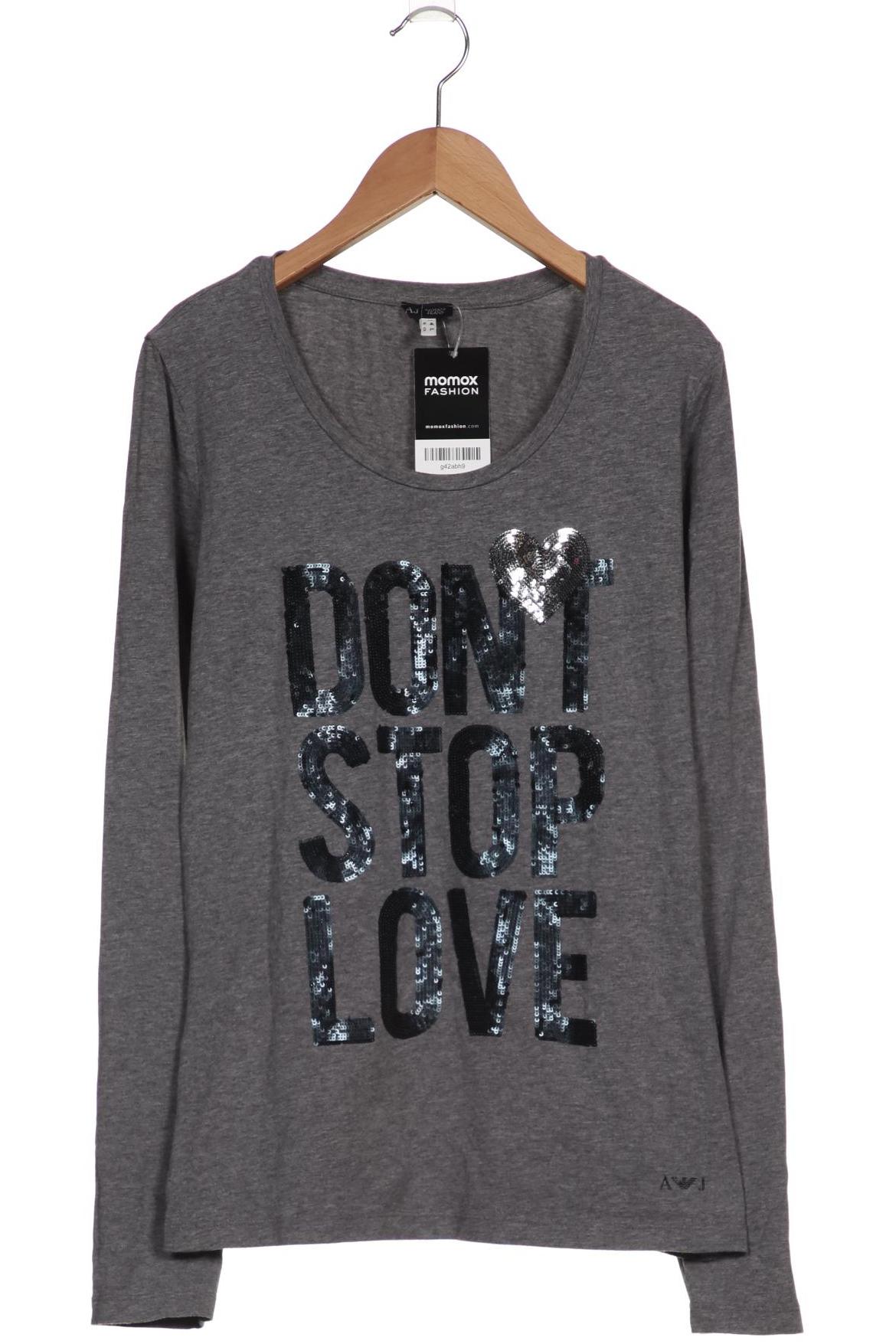 

Armani Jeans Damen Langarmshirt, grau
