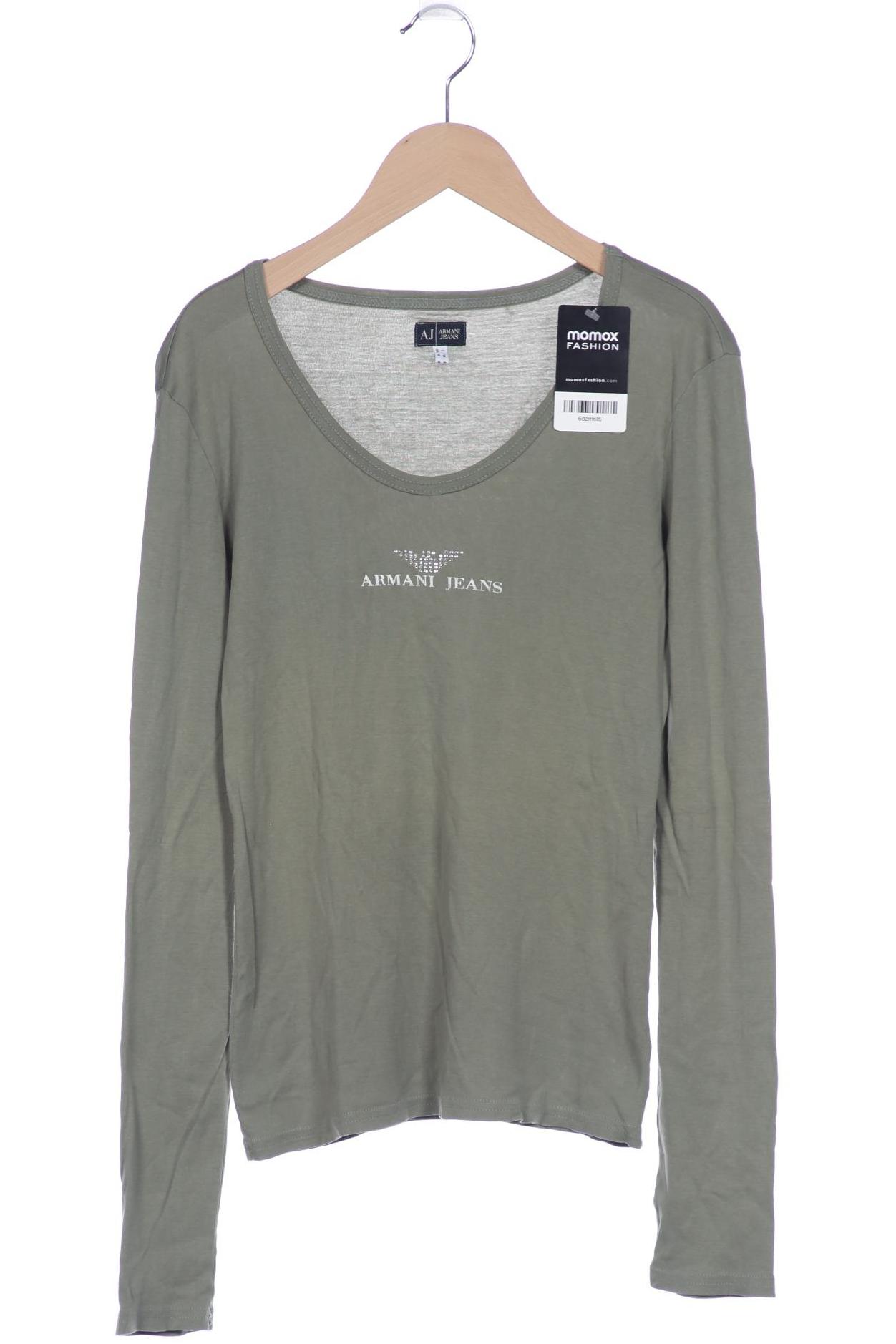 

Armani Jeans Damen Langarmshirt, hellgrün, Gr. 40
