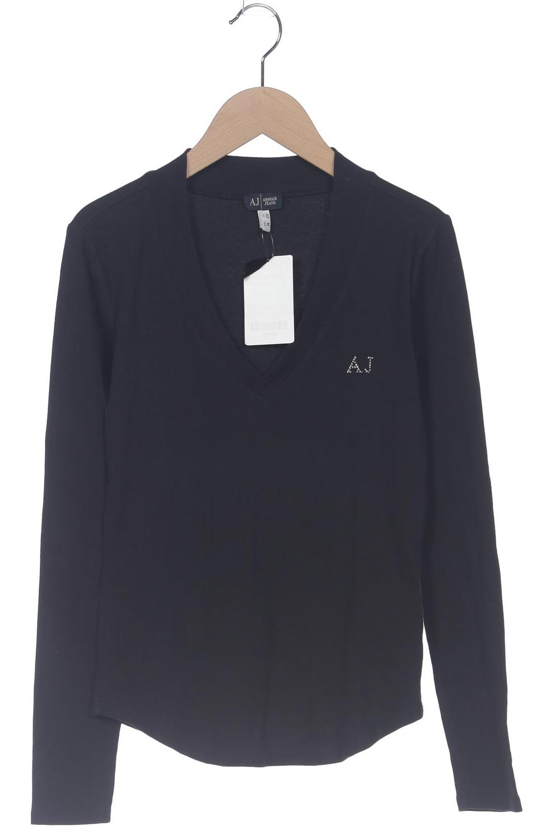 

Armani Jeans Damen Langarmshirt, schwarz, Gr. 42
