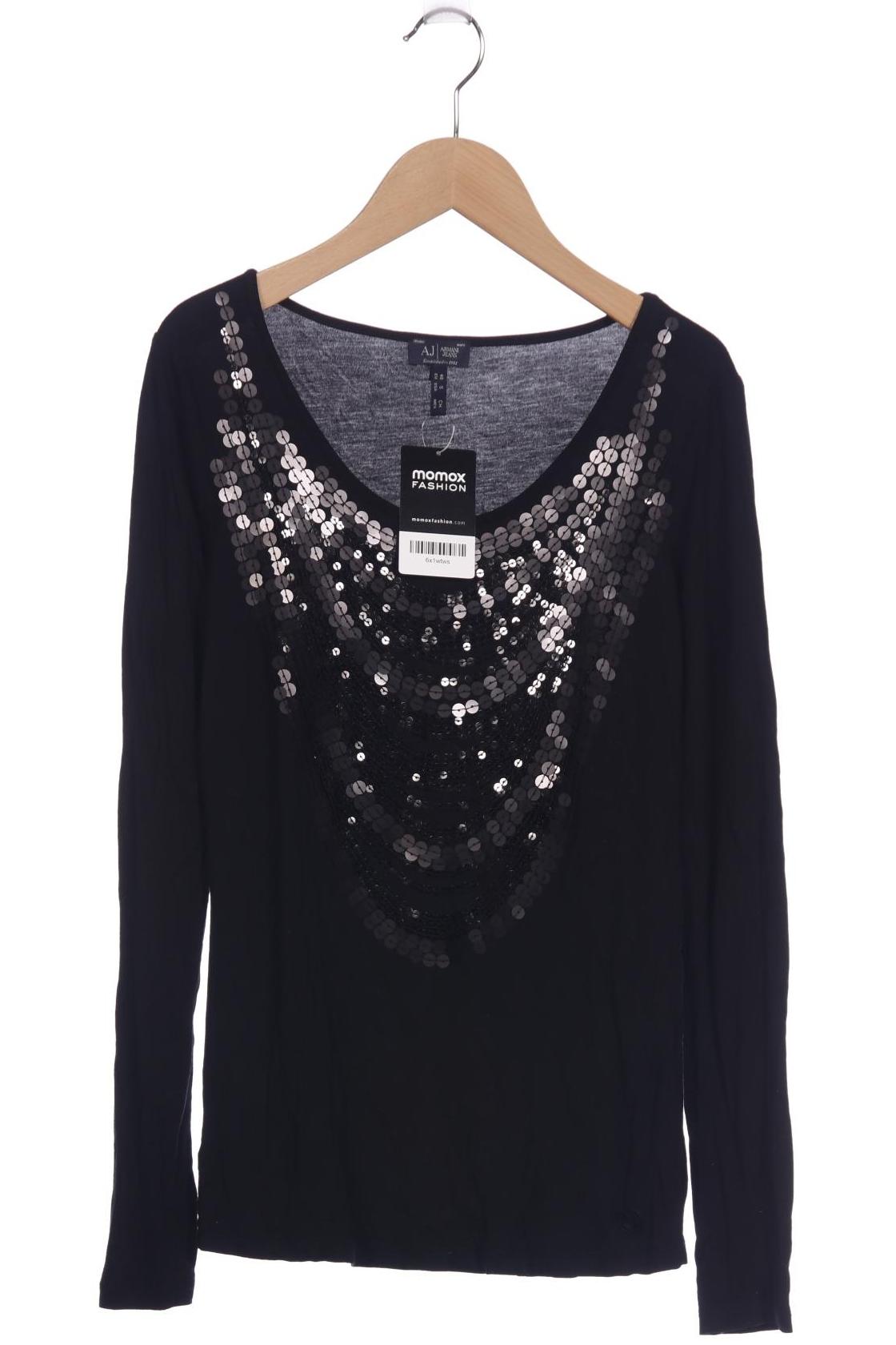 

Armani Jeans Damen Langarmshirt, schwarz, Gr. 40