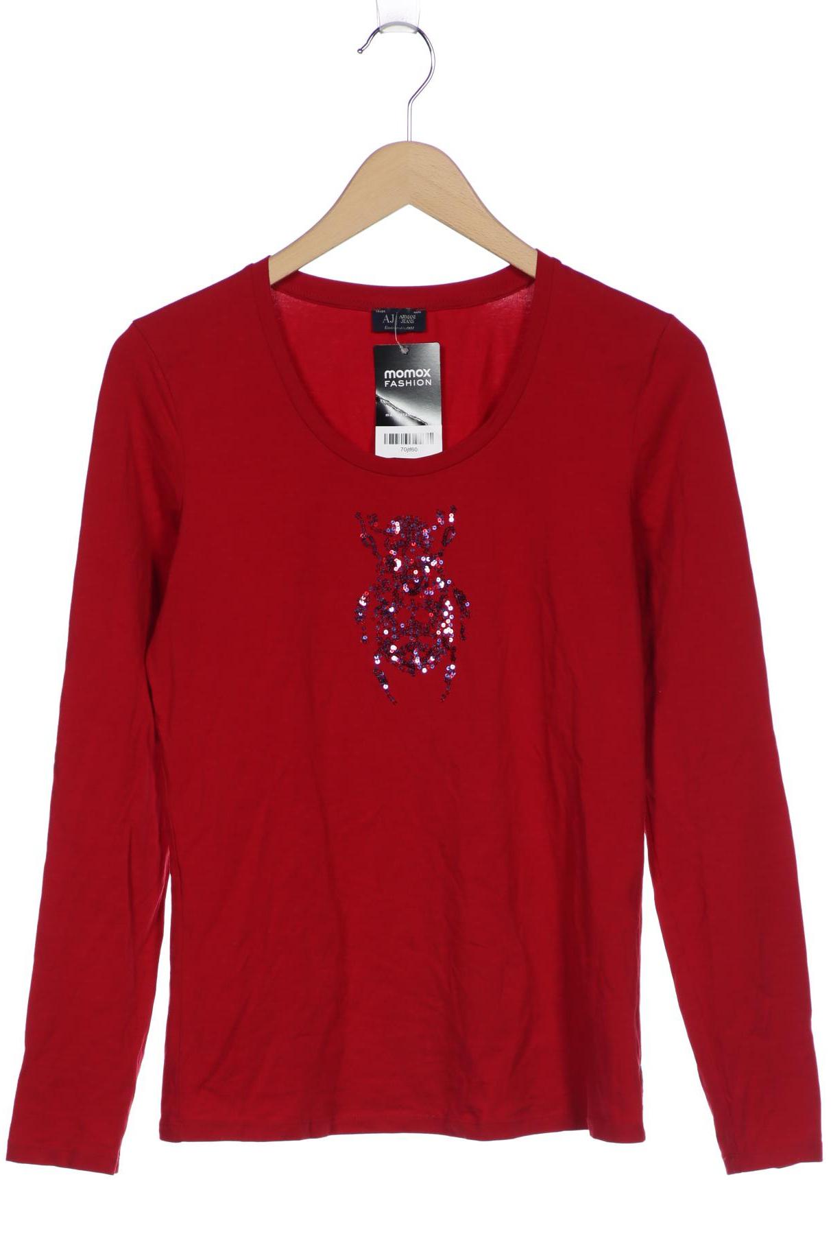

Armani Jeans Damen Langarmshirt, rot