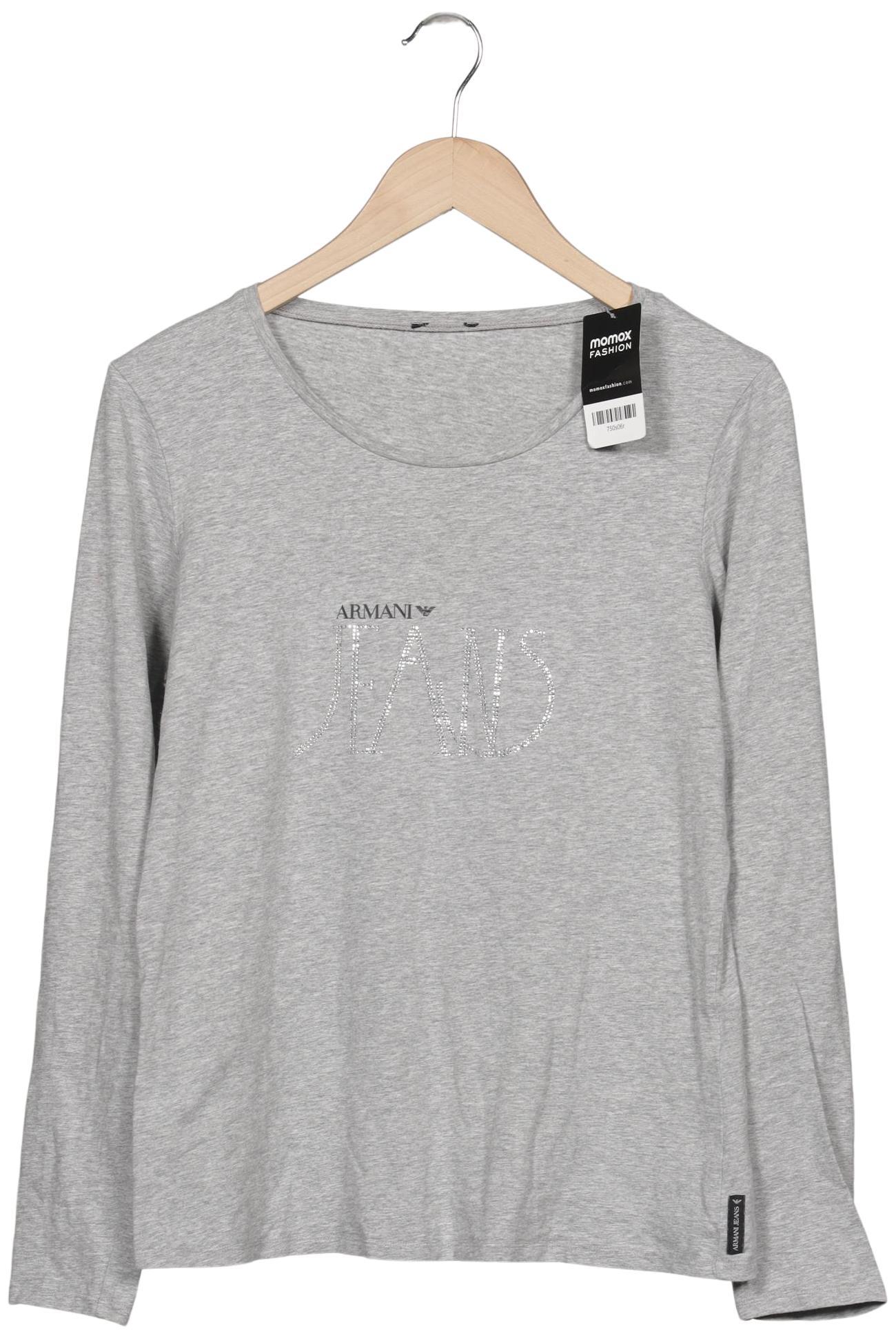 

Armani Jeans Damen Langarmshirt, grau, Gr. 38
