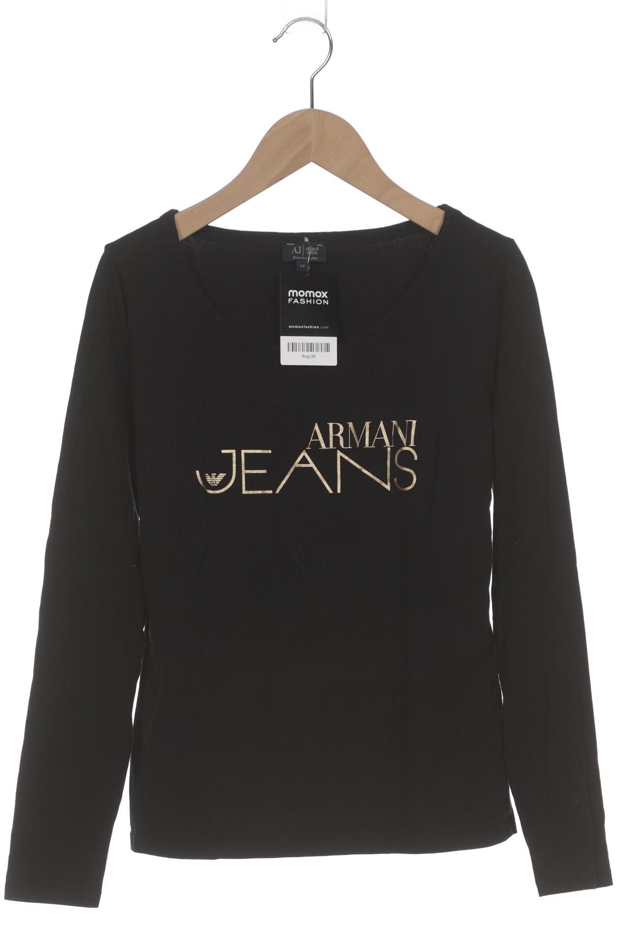 

Armani Jeans Damen Langarmshirt, schwarz, Gr. 42