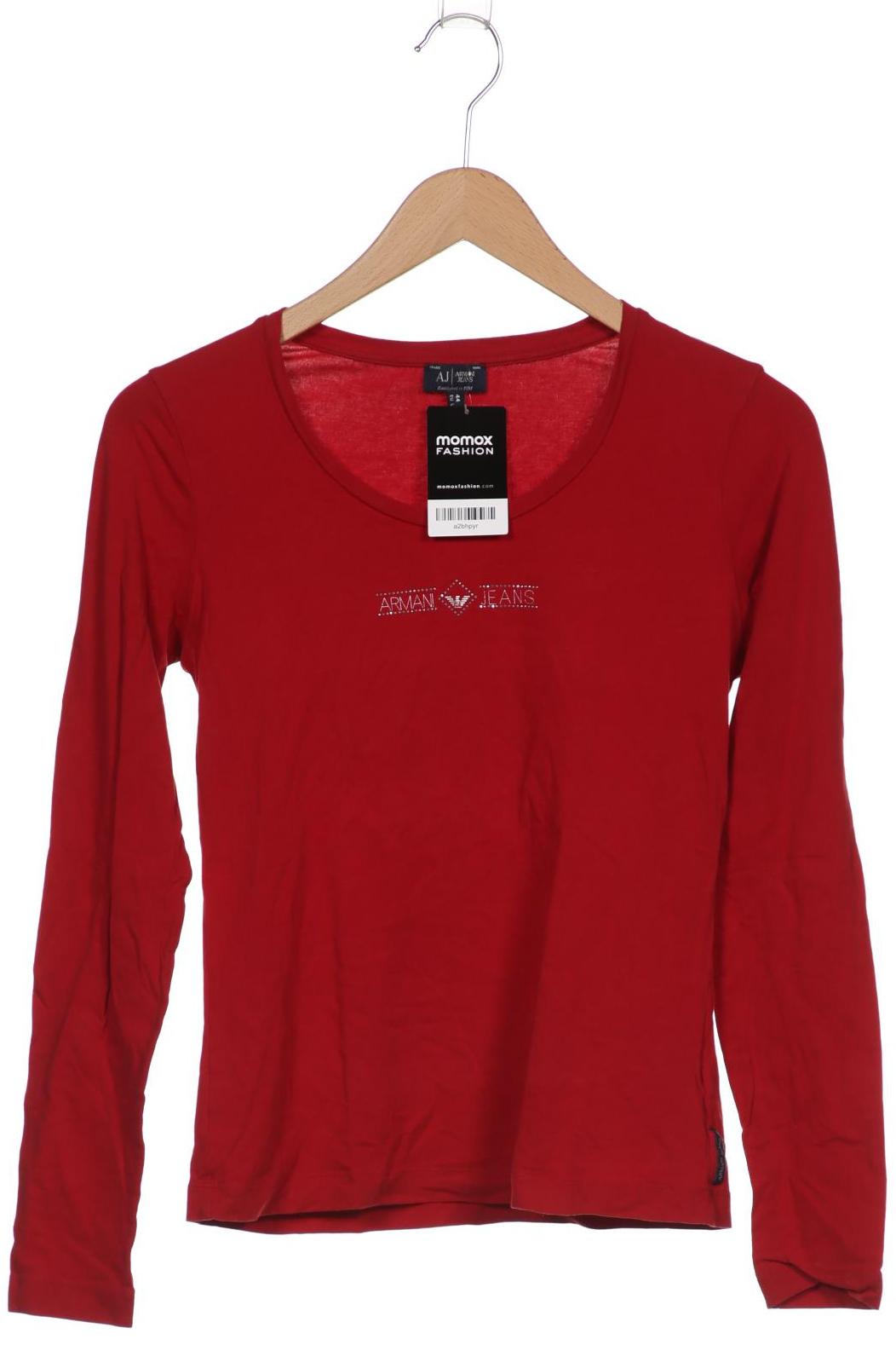 

Armani Jeans Damen Langarmshirt, rot