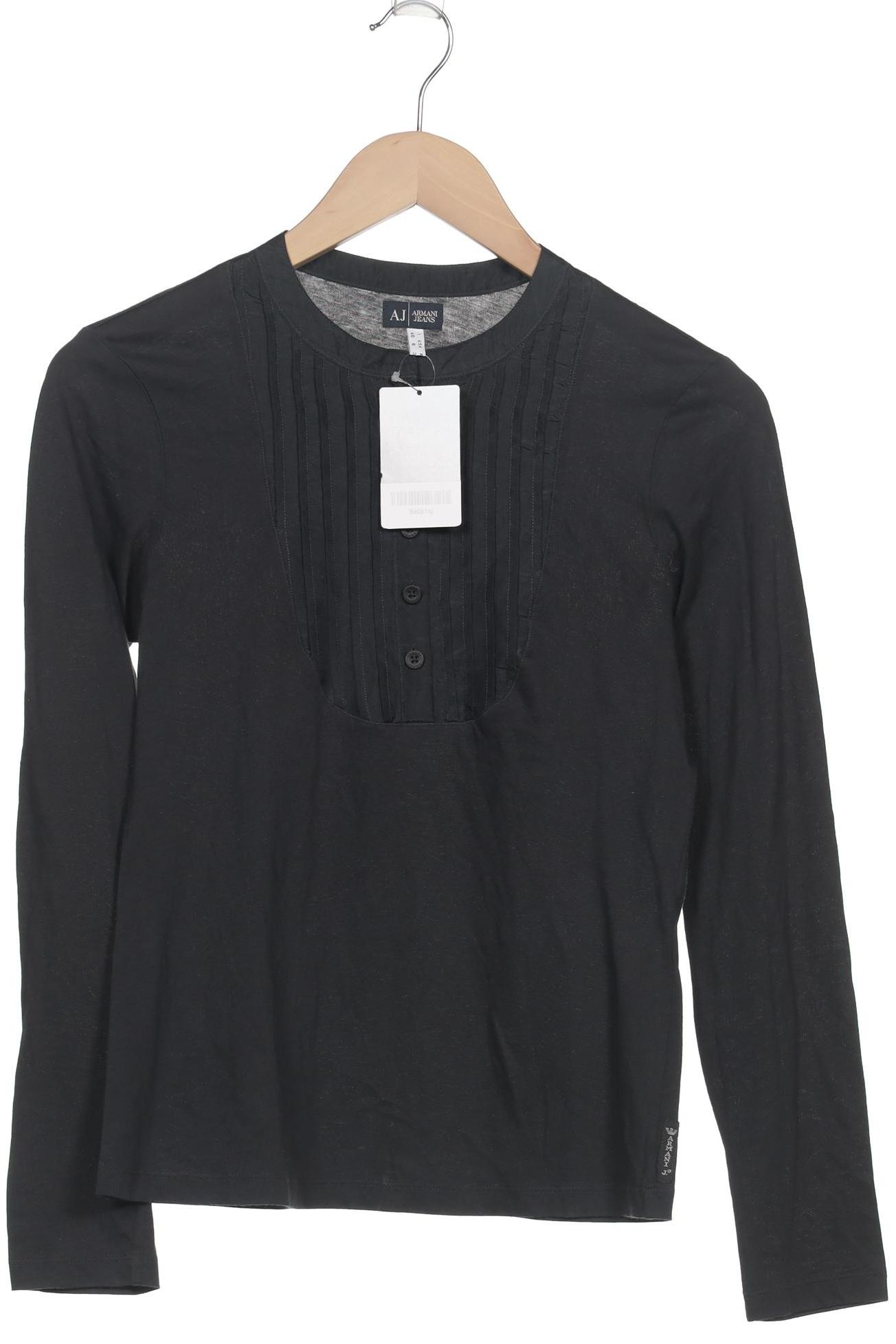

Armani Jeans Damen Langarmshirt, schwarz, Gr. 36