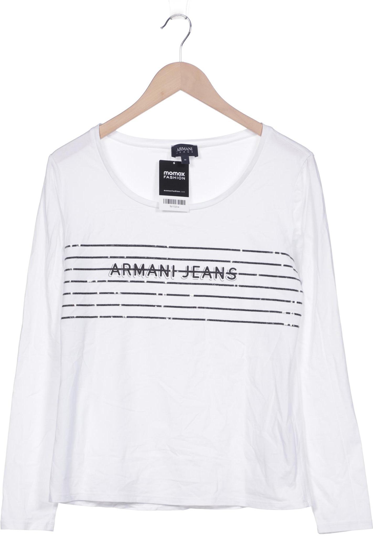 

Armani Jeans Damen Langarmshirt, weiß