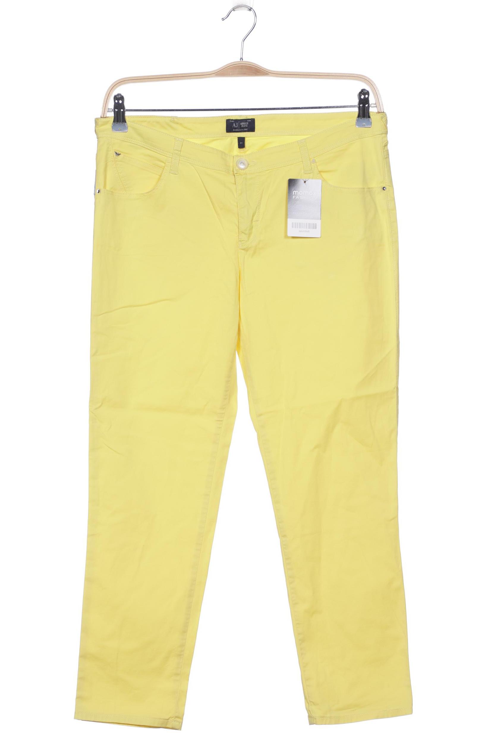 

Armani Jeans Damen Stoffhose, gelb
