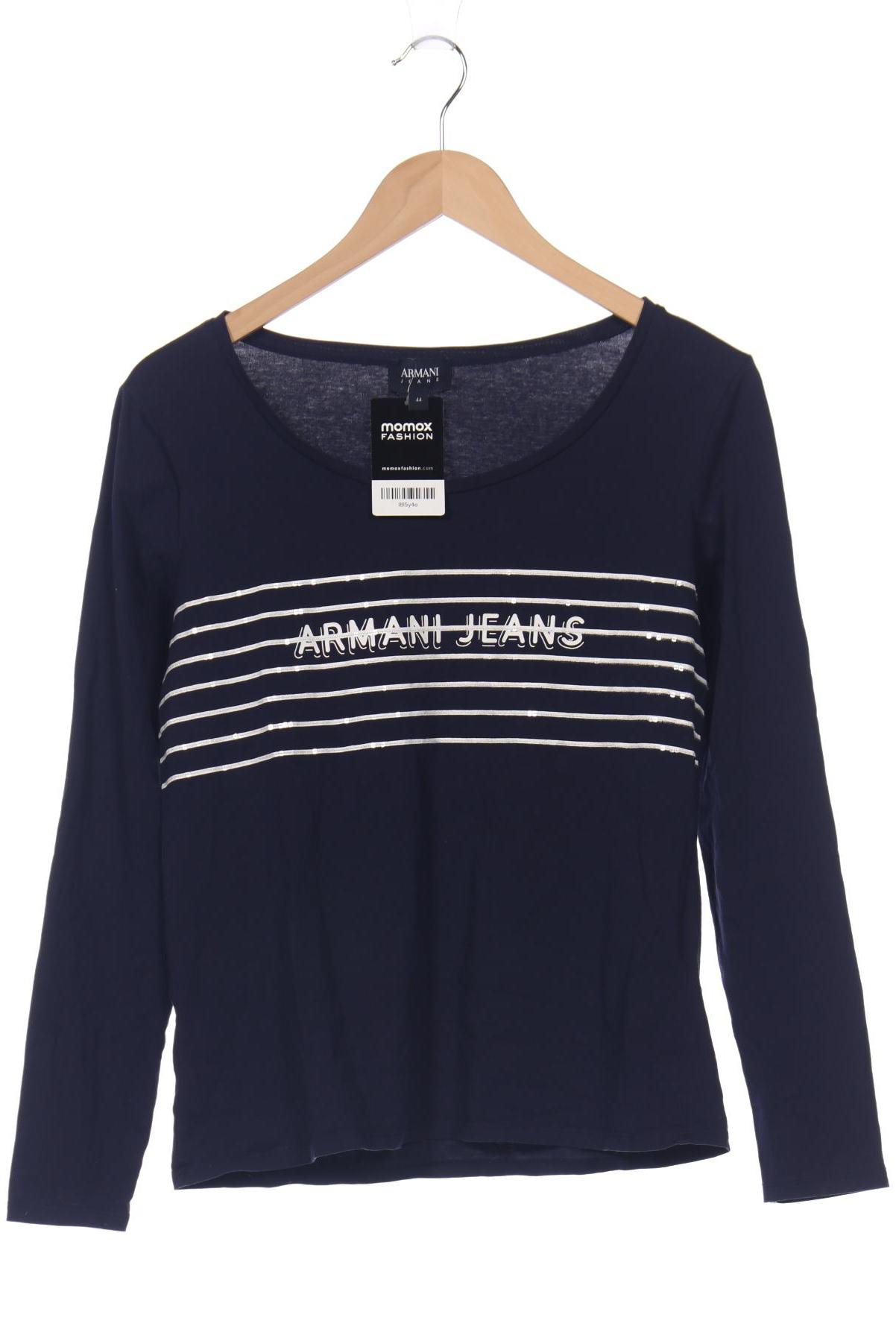 

Armani Jeans Damen Langarmshirt, marineblau