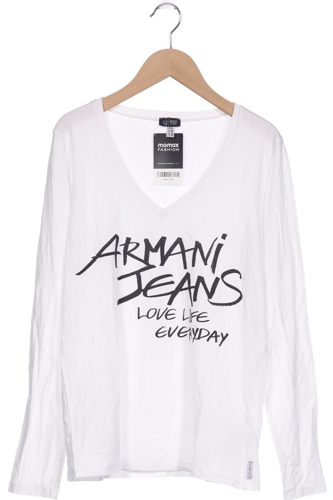 

Armani Jeans Damen Langarmshirt, weiß, Gr. 48