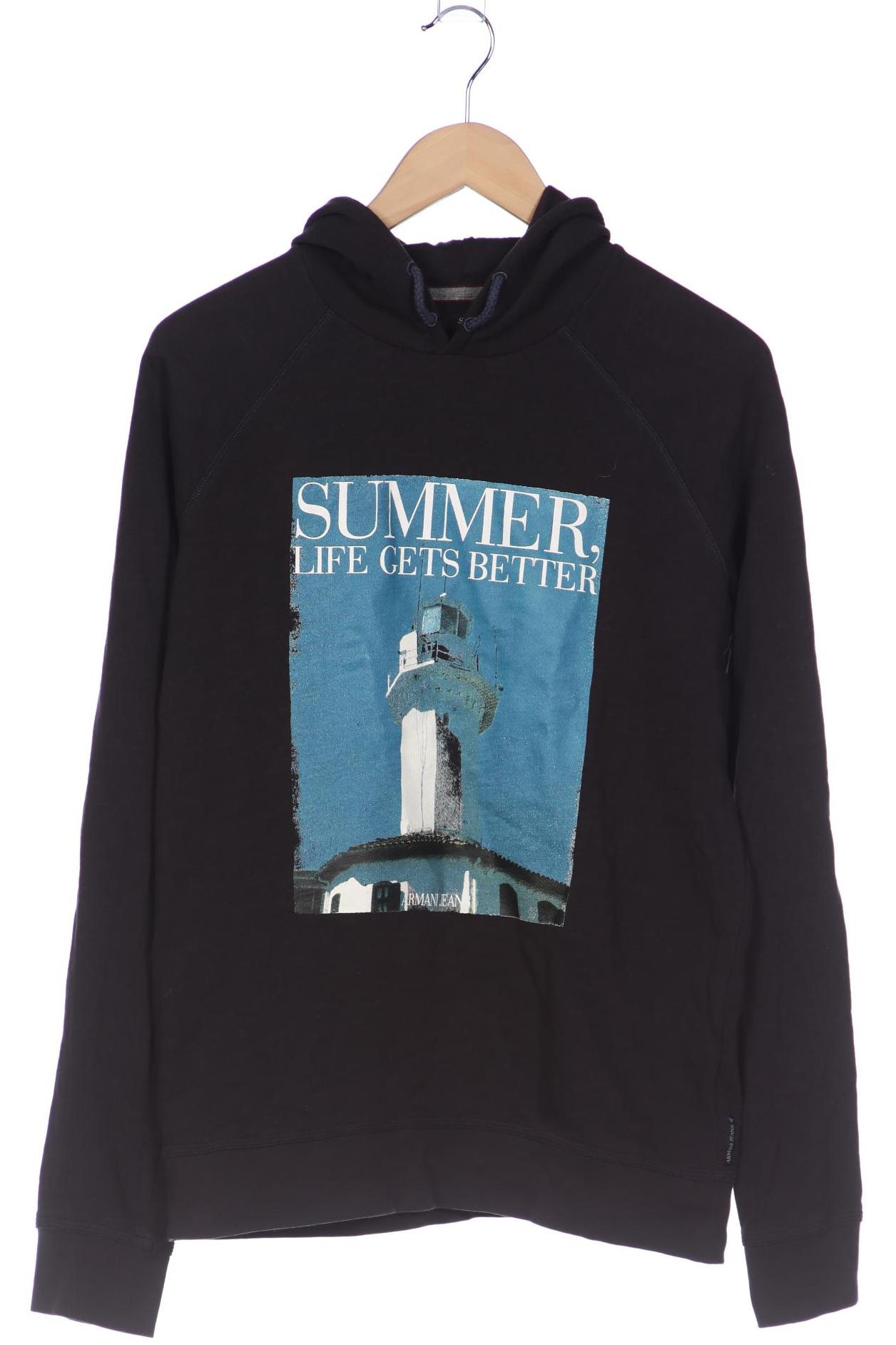 

Armani Jeans Damen Kapuzenpullover, schwarz
