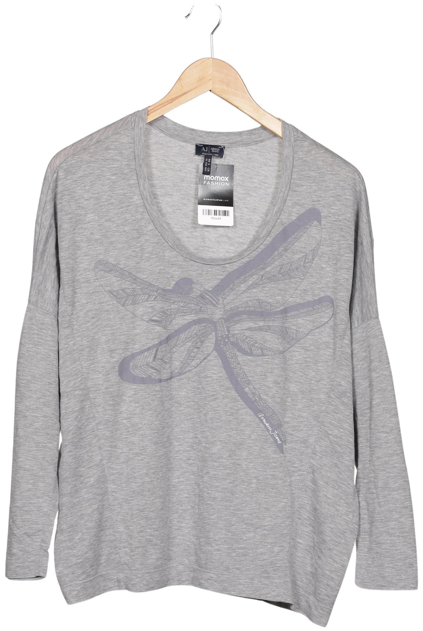 

Armani Jeans Damen Langarmshirt, grau, Gr. 48