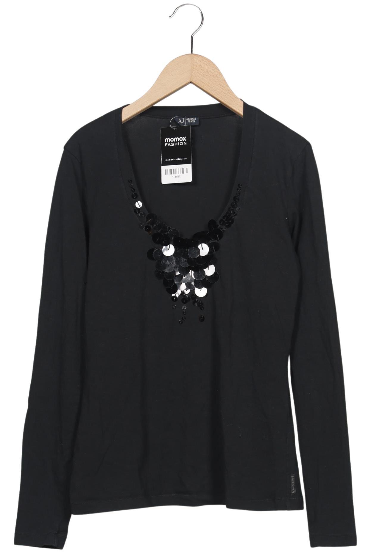 

Armani Jeans Damen Langarmshirt, schwarz, Gr. 38