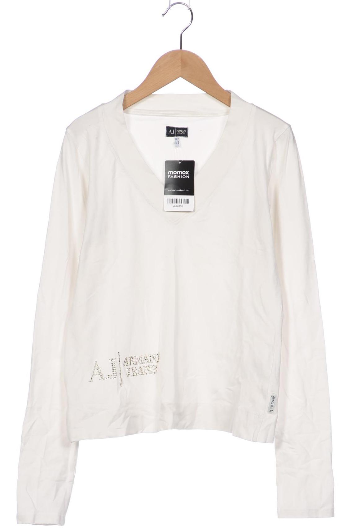 

Armani Jeans Damen Langarmshirt, weiß, Gr. 42